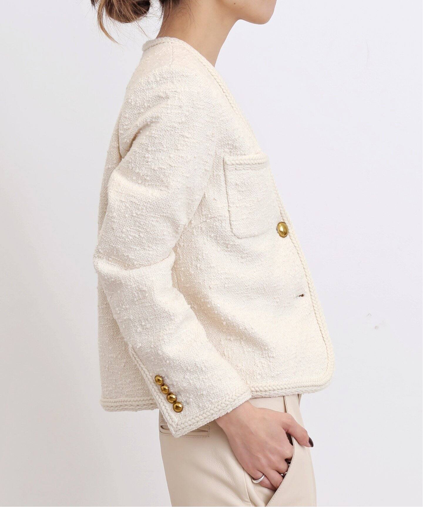 Original Yarn Tweed Jacket（その他ジャケット・スーツ）｜L 