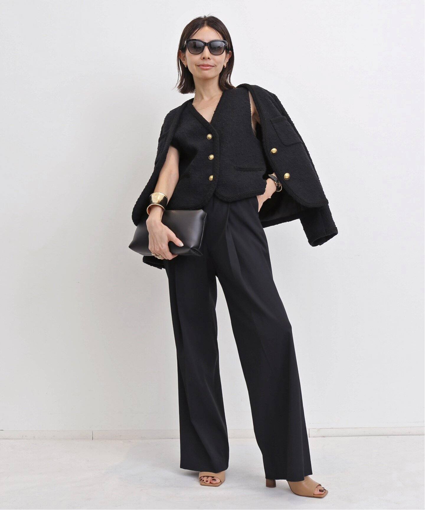 Original Yarn Tweed Jacket（その他ジャケット・スーツ）｜L 