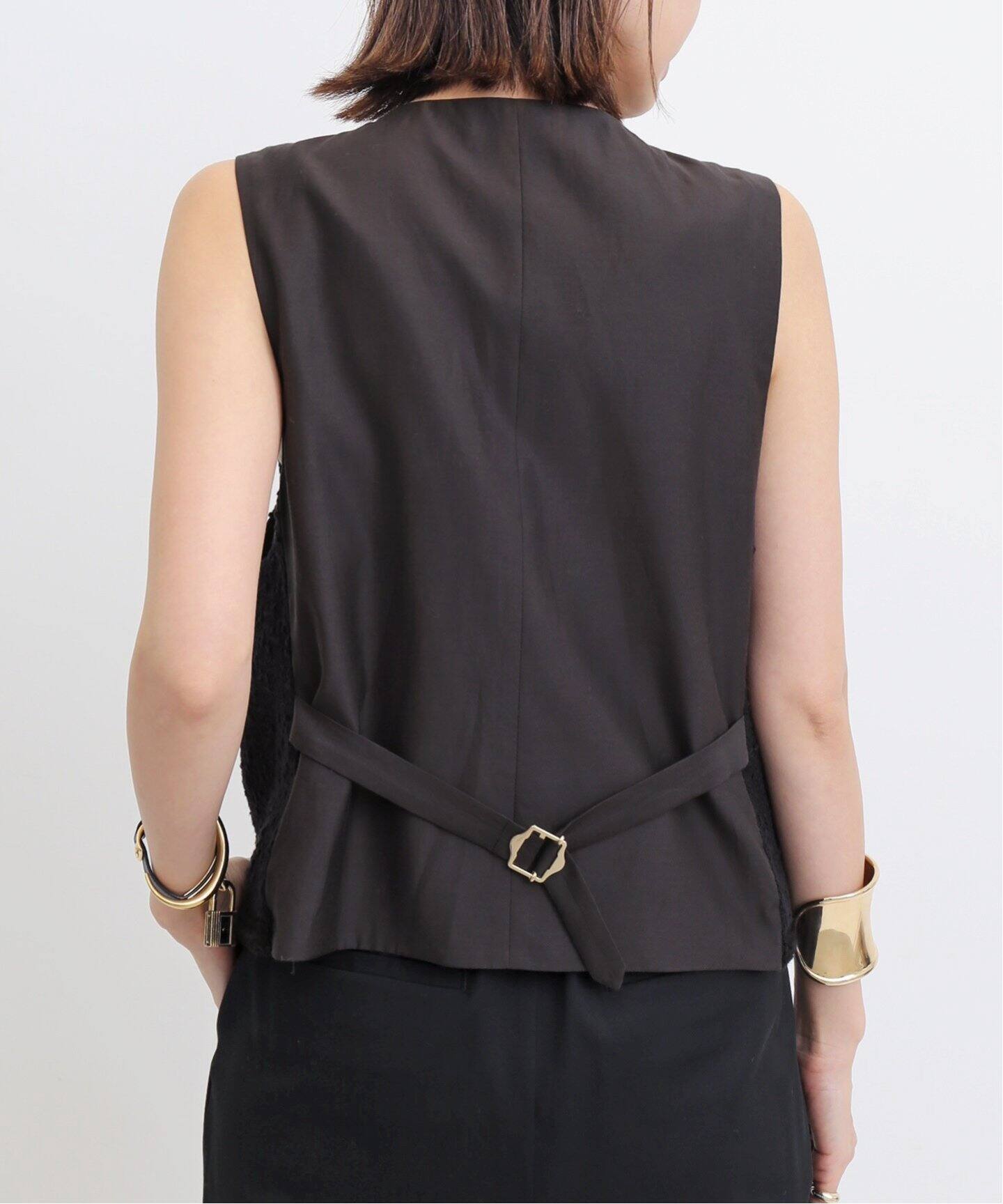 Original Yarn Tweed Vest（スーツベスト）｜L