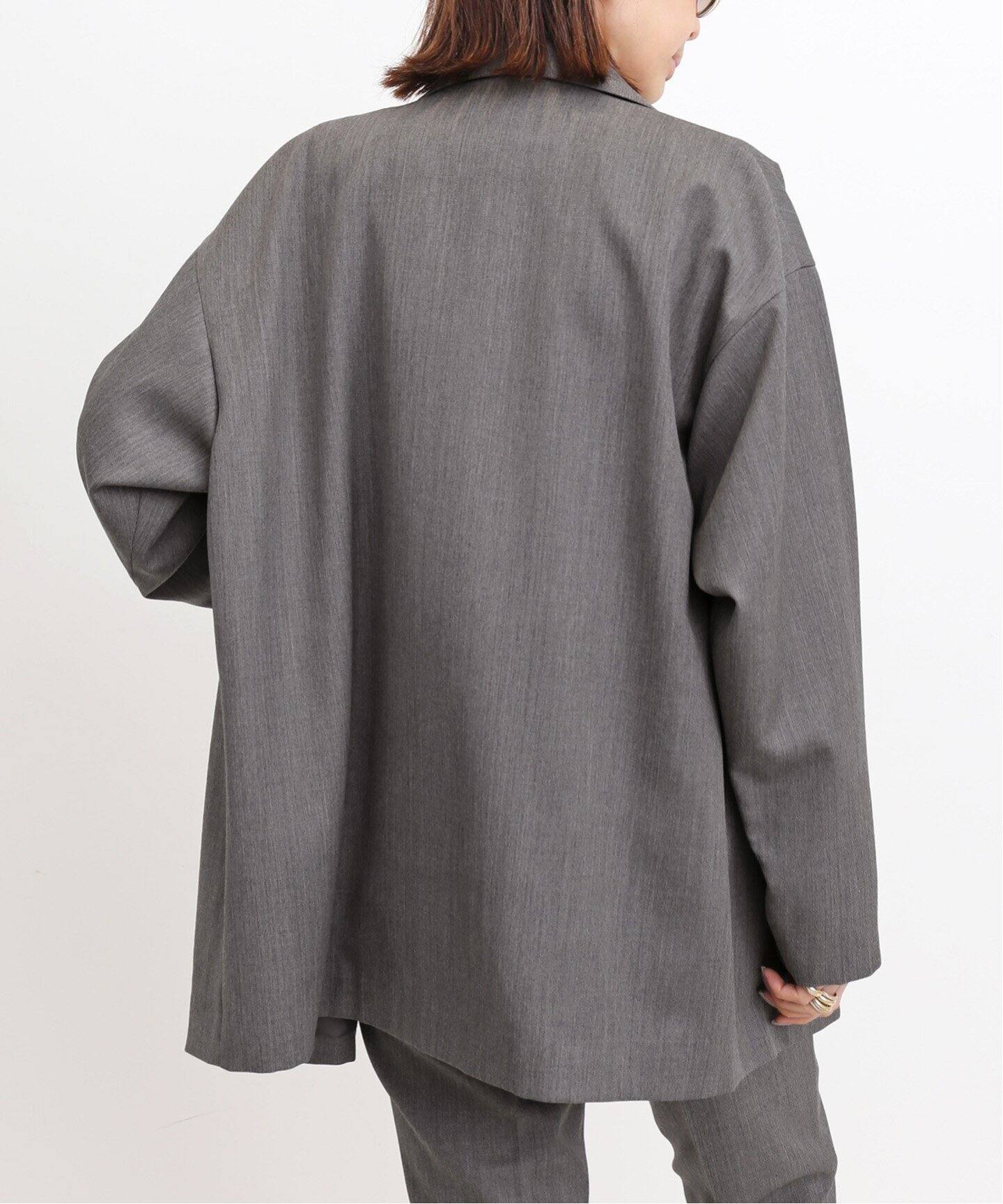 Wool Gabardine Relax Jacket（テーラードジャケット）｜L