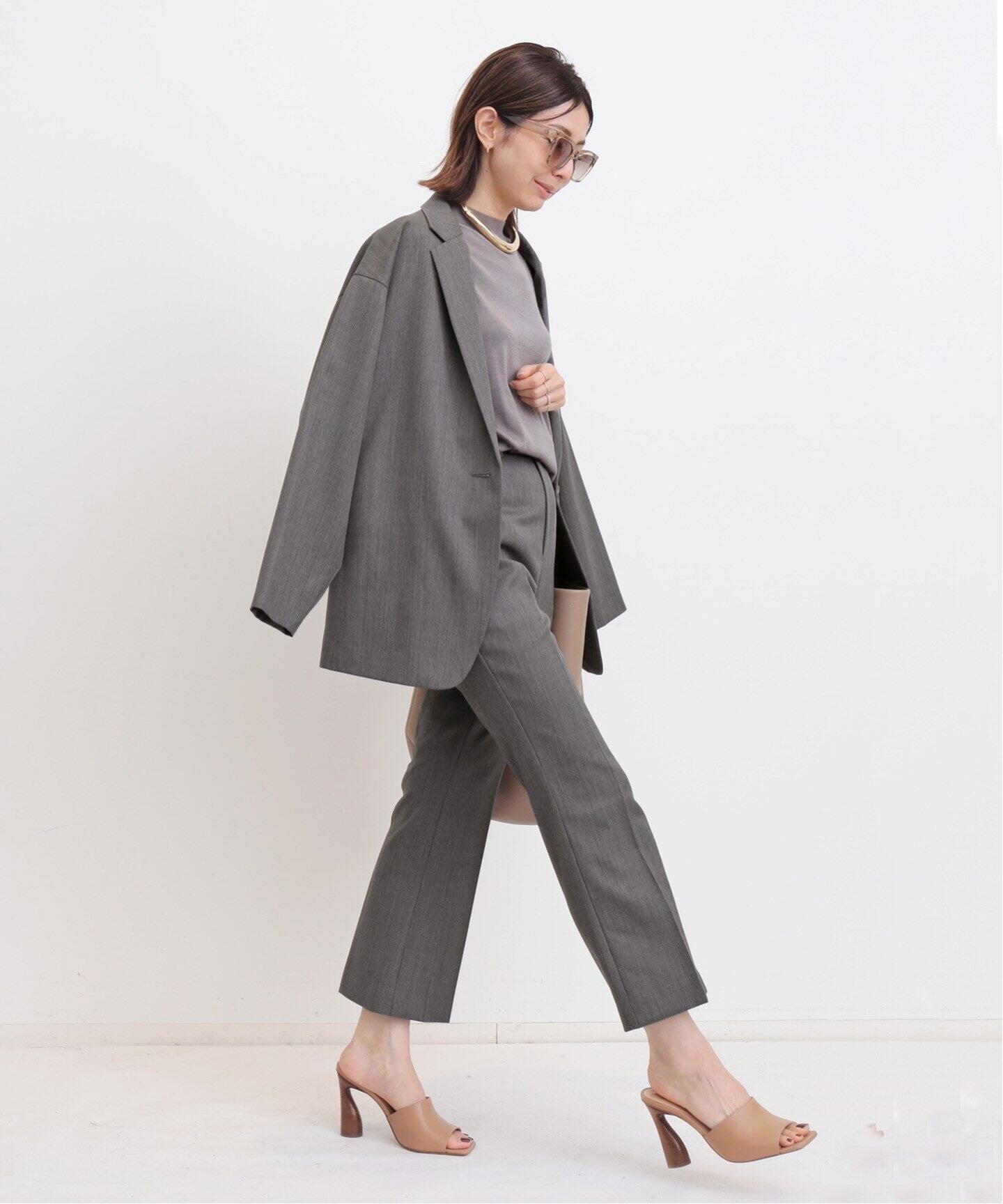 Wool Gabardine Relax Jacket（テーラードジャケット）｜L