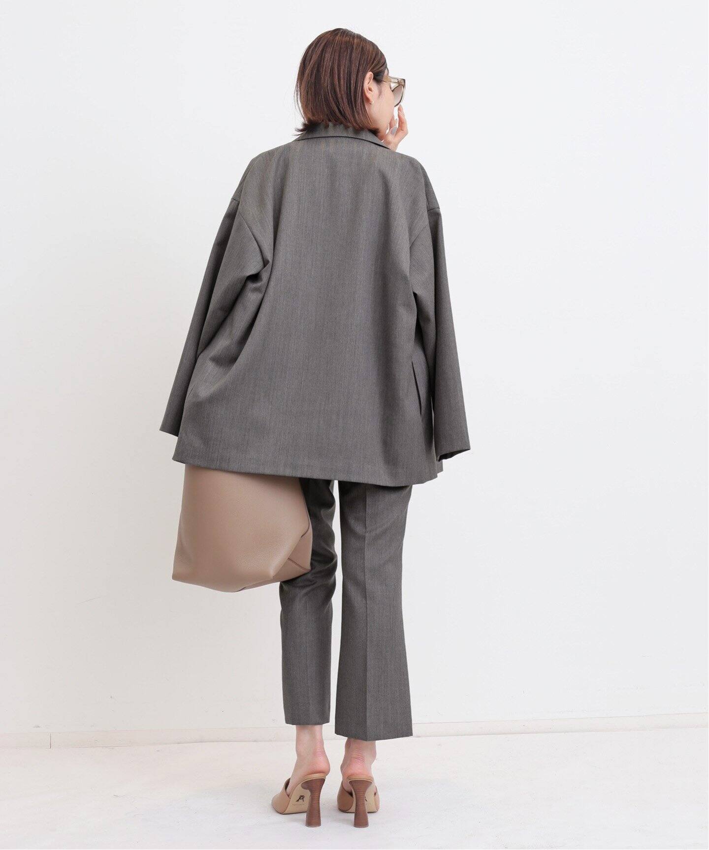 Wool Gabardine Relax Jacket（テーラードジャケット）｜L 