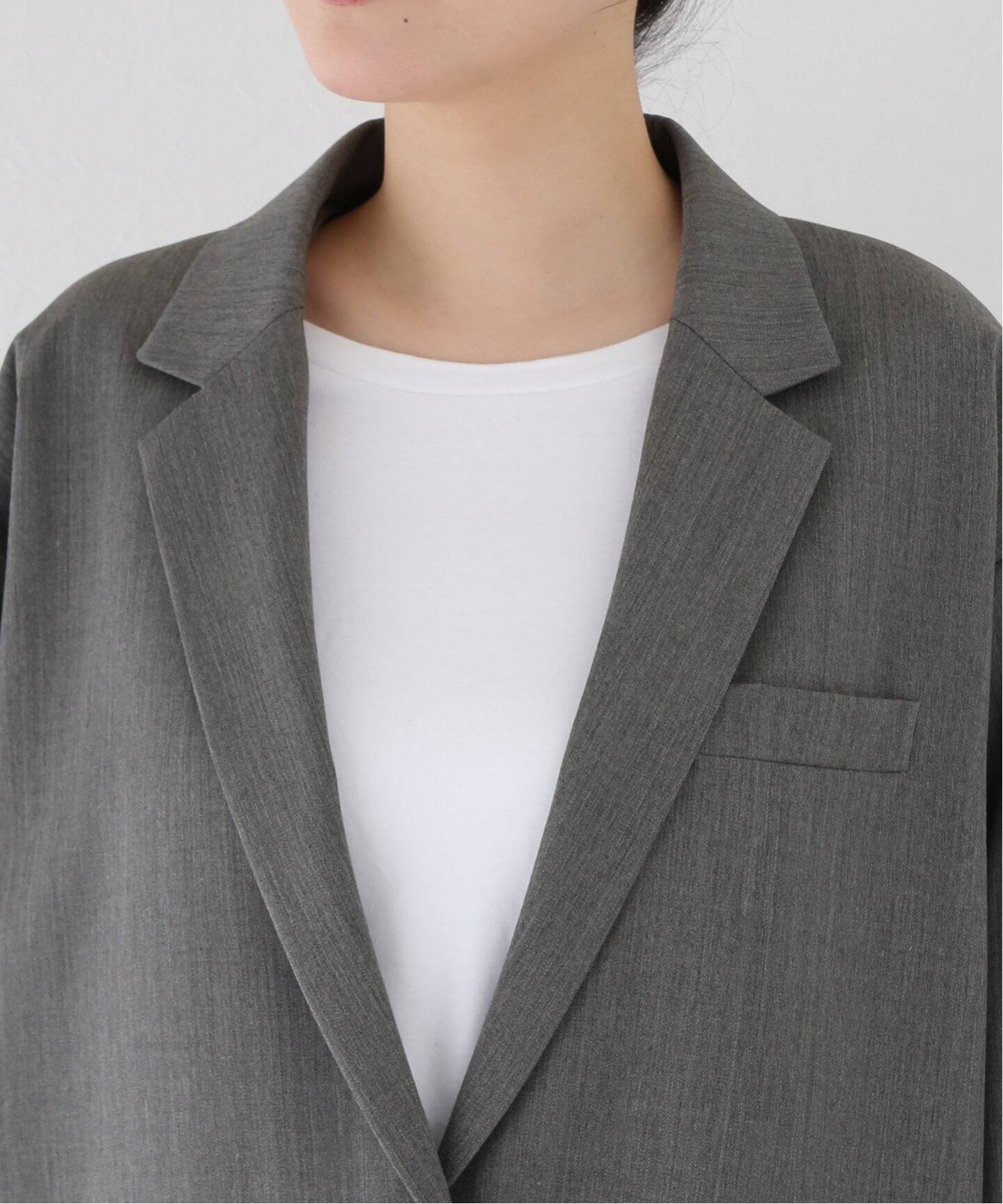 Wool Gabardine Relax Jacket（テーラードジャケット）｜L