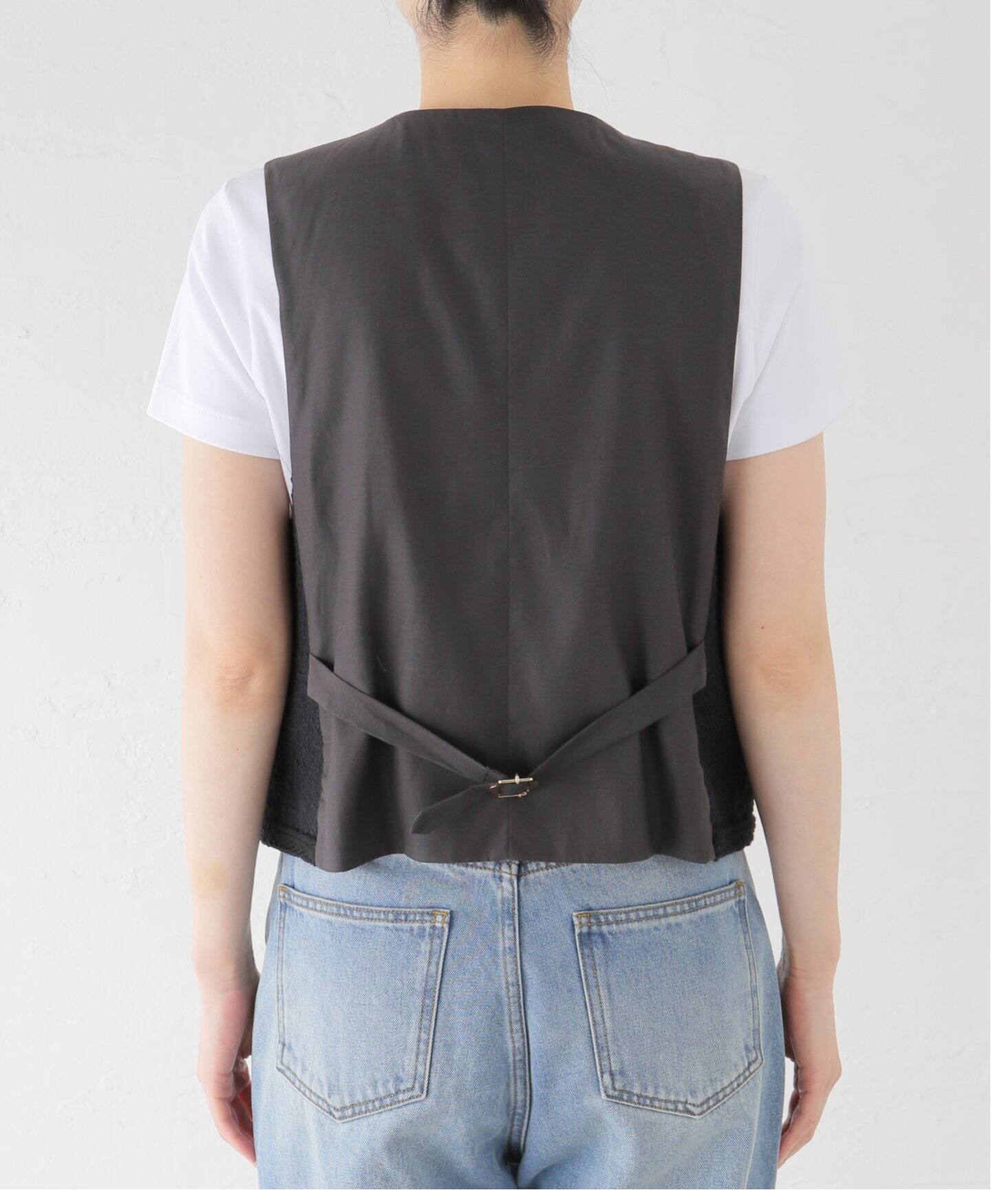 アパルトモン Original Yarn Tweed VEST 新品アパルトモンOriginal Yarn Tweed Vest