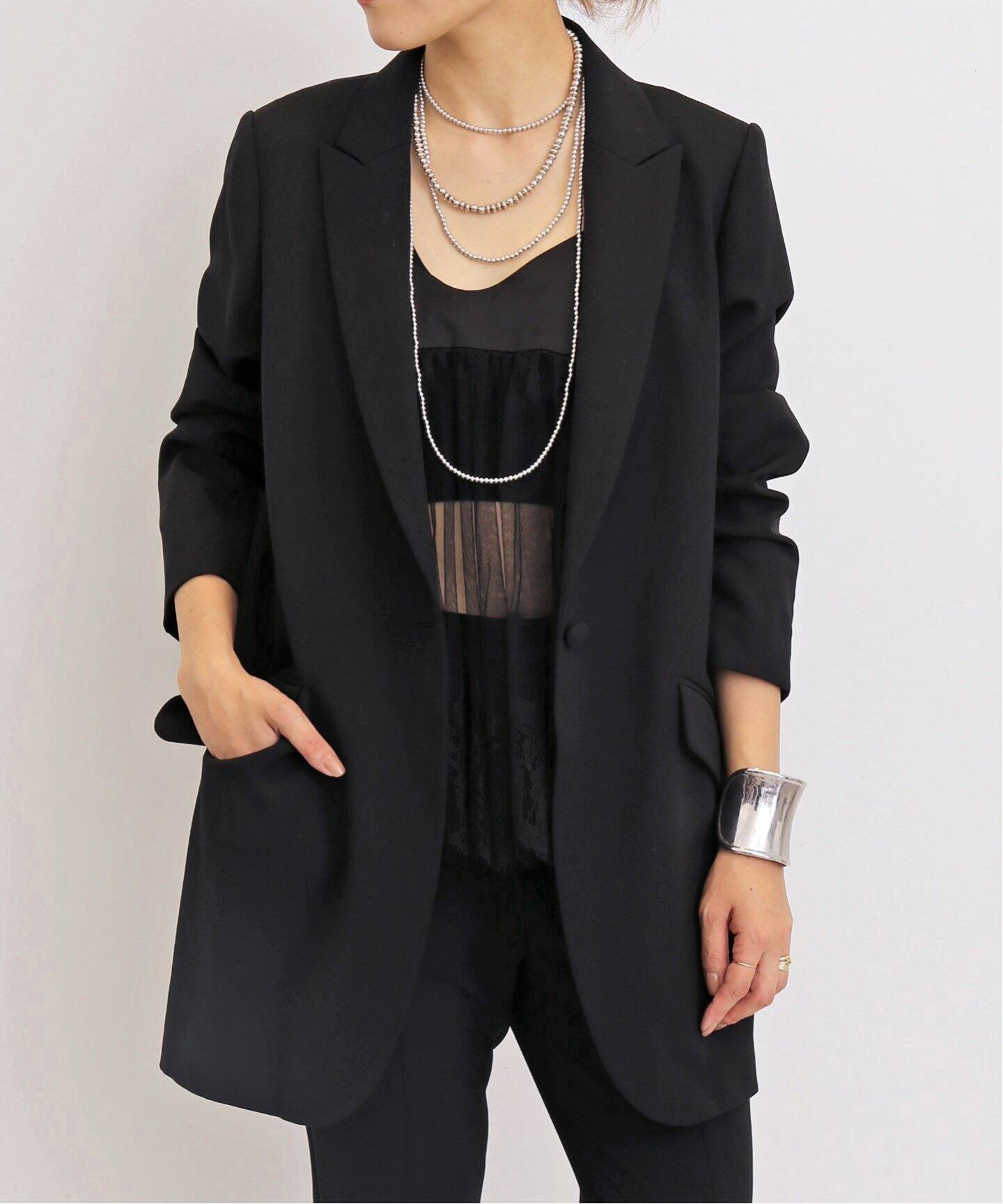 PEAKED LAPEL JACKET（その他ジャケット・スーツ）｜L  