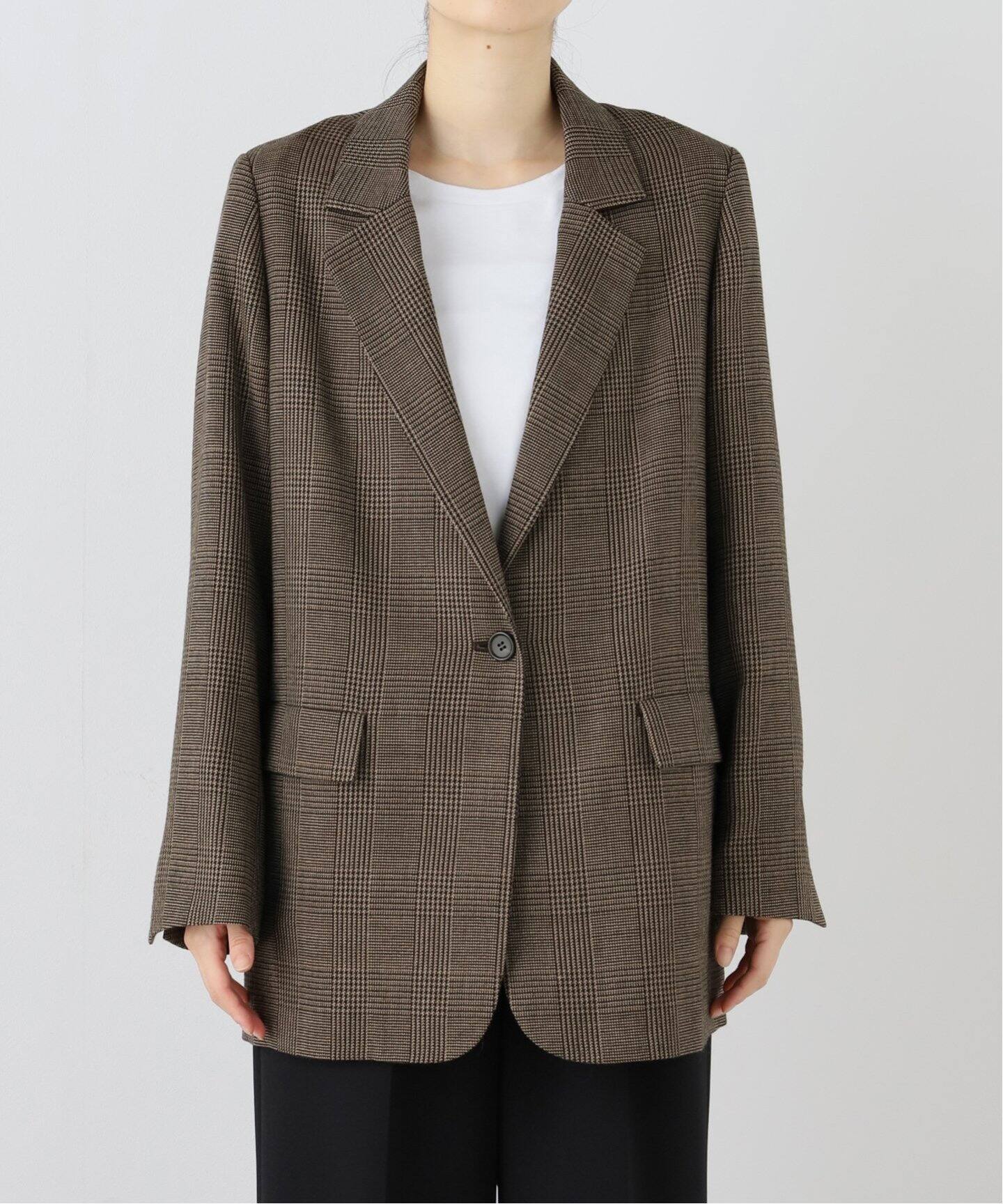 CHECK JACKET（テーラードジャケット）｜L