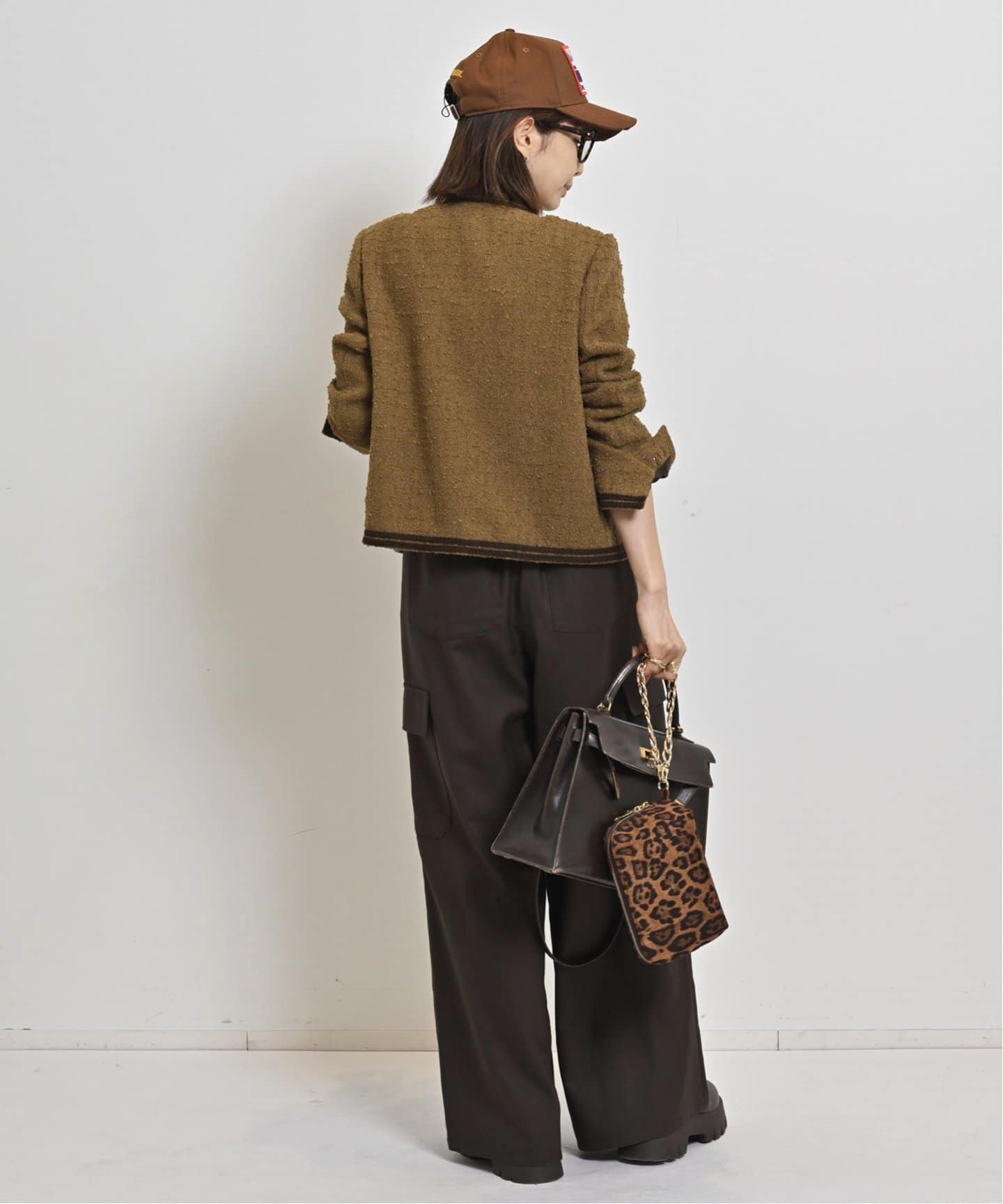 【完売】アパルトモン★Lisière TWEED JACKET 36 アパルトモン Lisiere リジェール22AW Tweed Jacket CREVACUORE