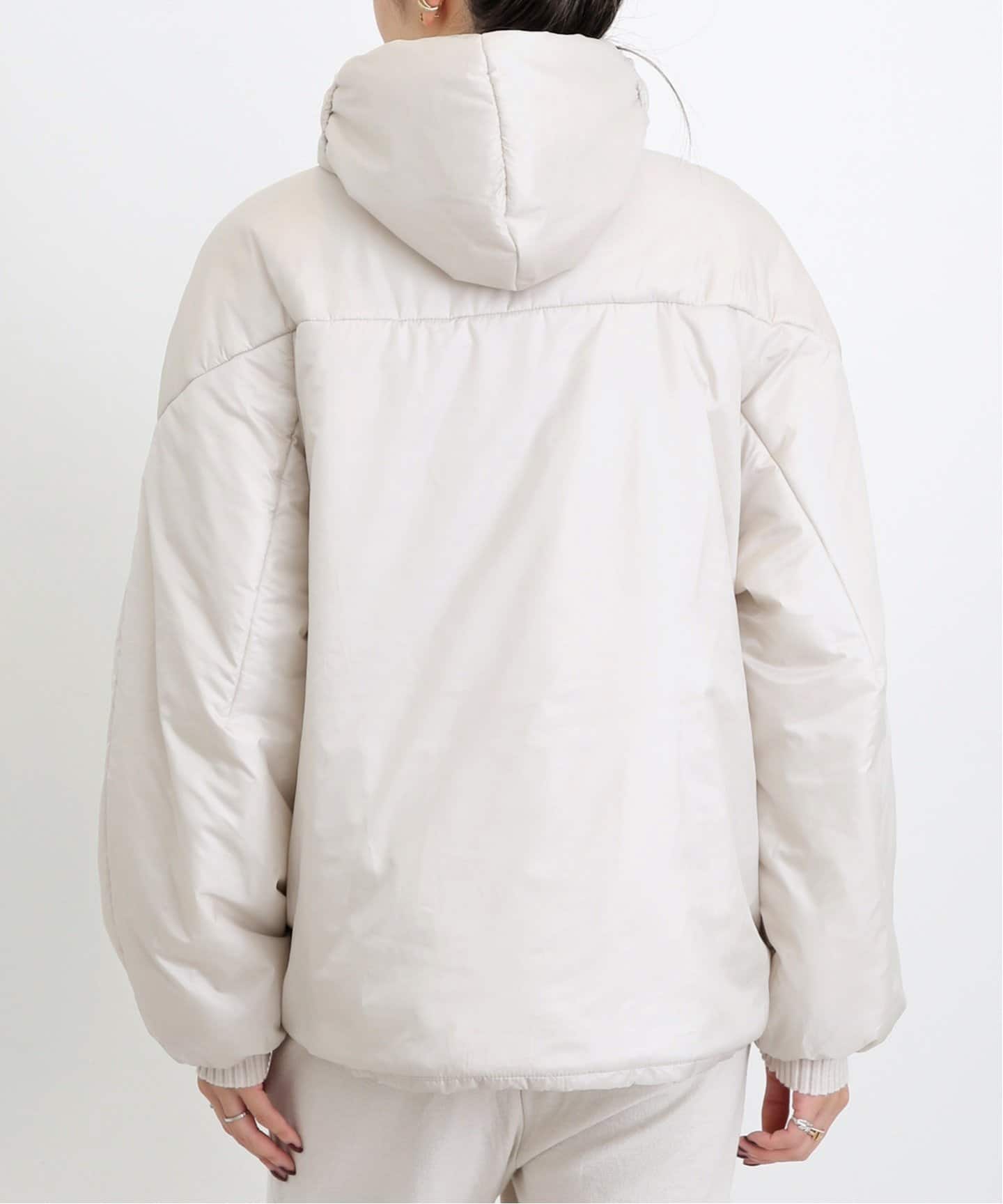 ORDINARY JOY/オーディナリー ジョイ】COCOON HOODIE BLOUSON（中綿