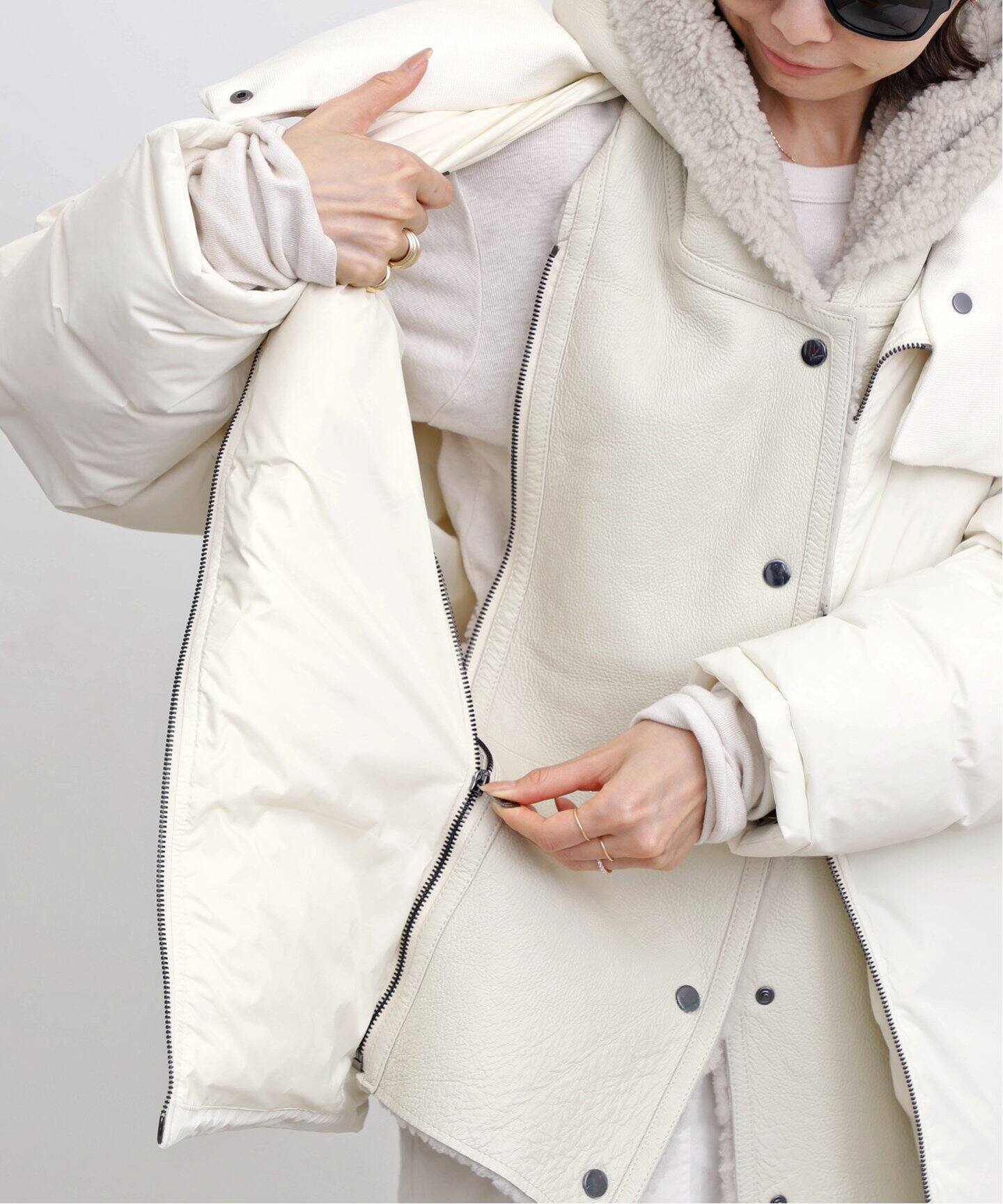 PELLESSIMO/ペレッシモ】 2Way Down Jacket（ダウンジャケット）｜L 