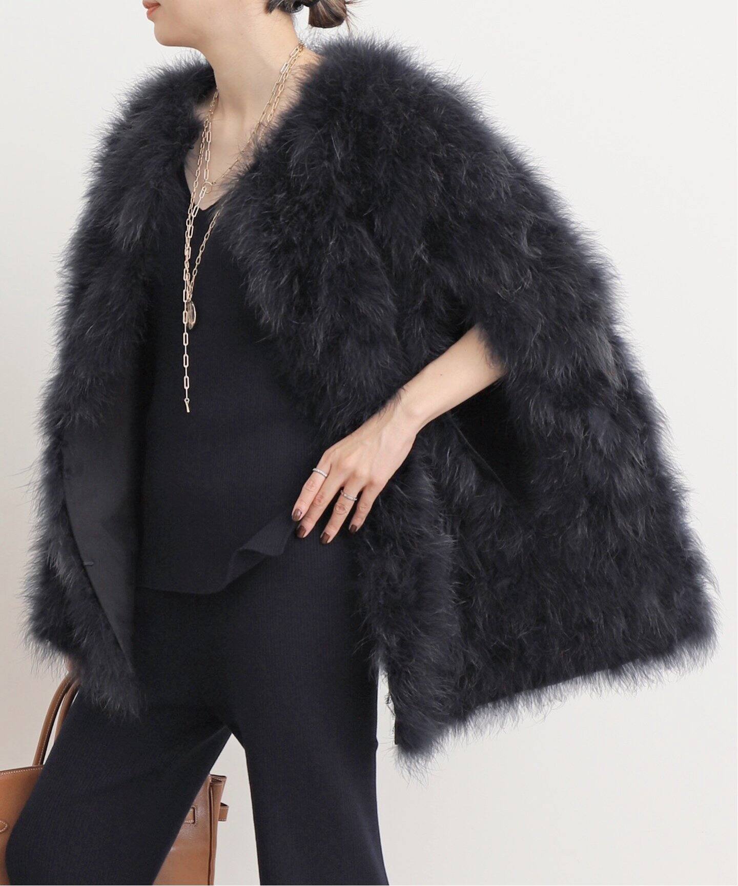 YVES SALOMON/イヴ サロモン】 CAPE JACKET（その他ジャケット・スーツ  