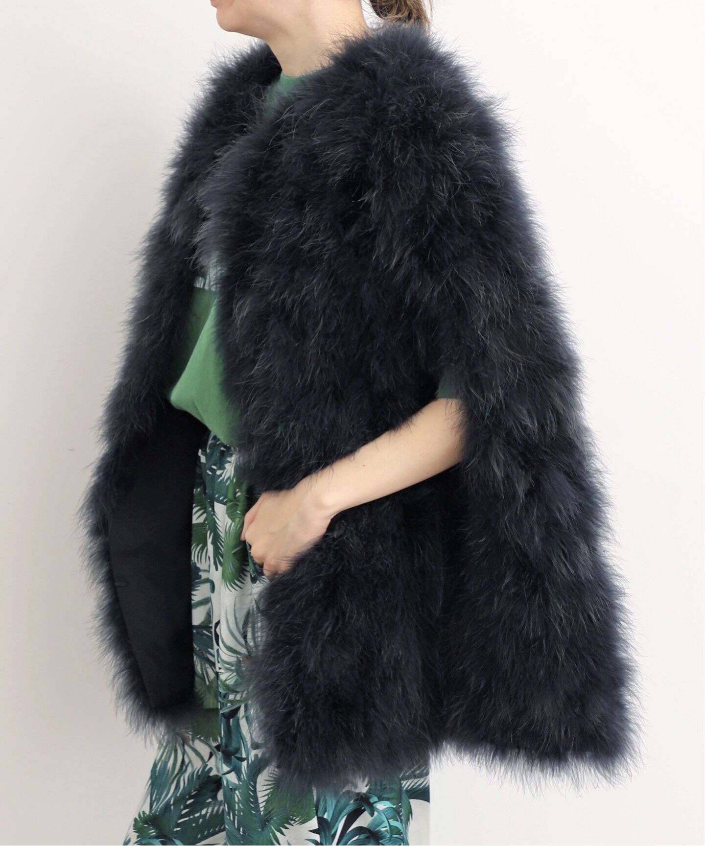 YVES SALOMON/イヴ サロモン】 CAPE JACKET（その他ジャケット・スーツ  