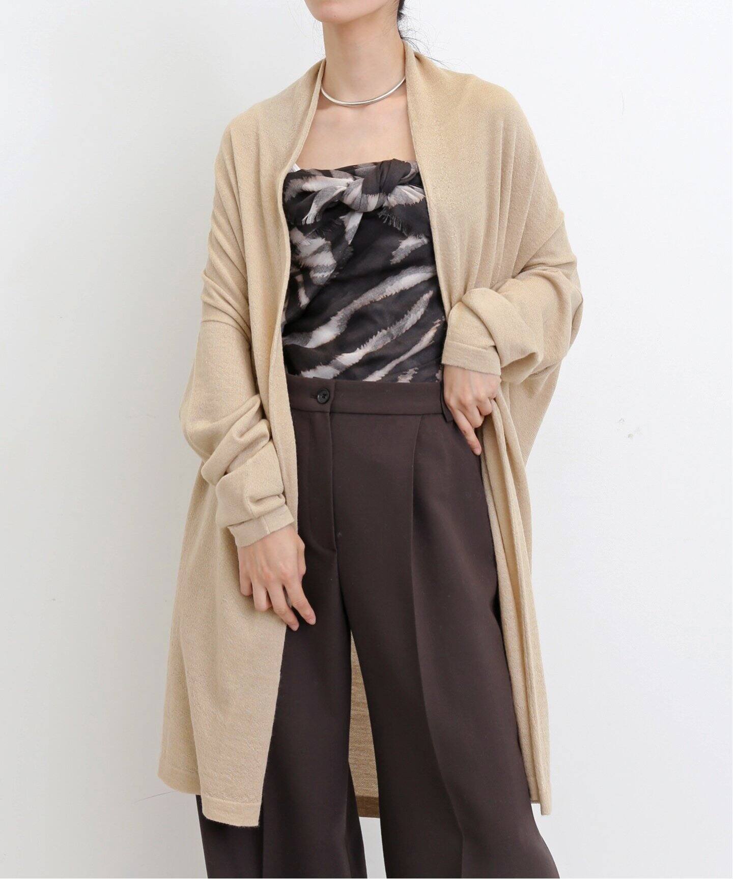 LAUREN MANOOGIAN/ローレン マヌージアン】 LAYER CARDIGAN 