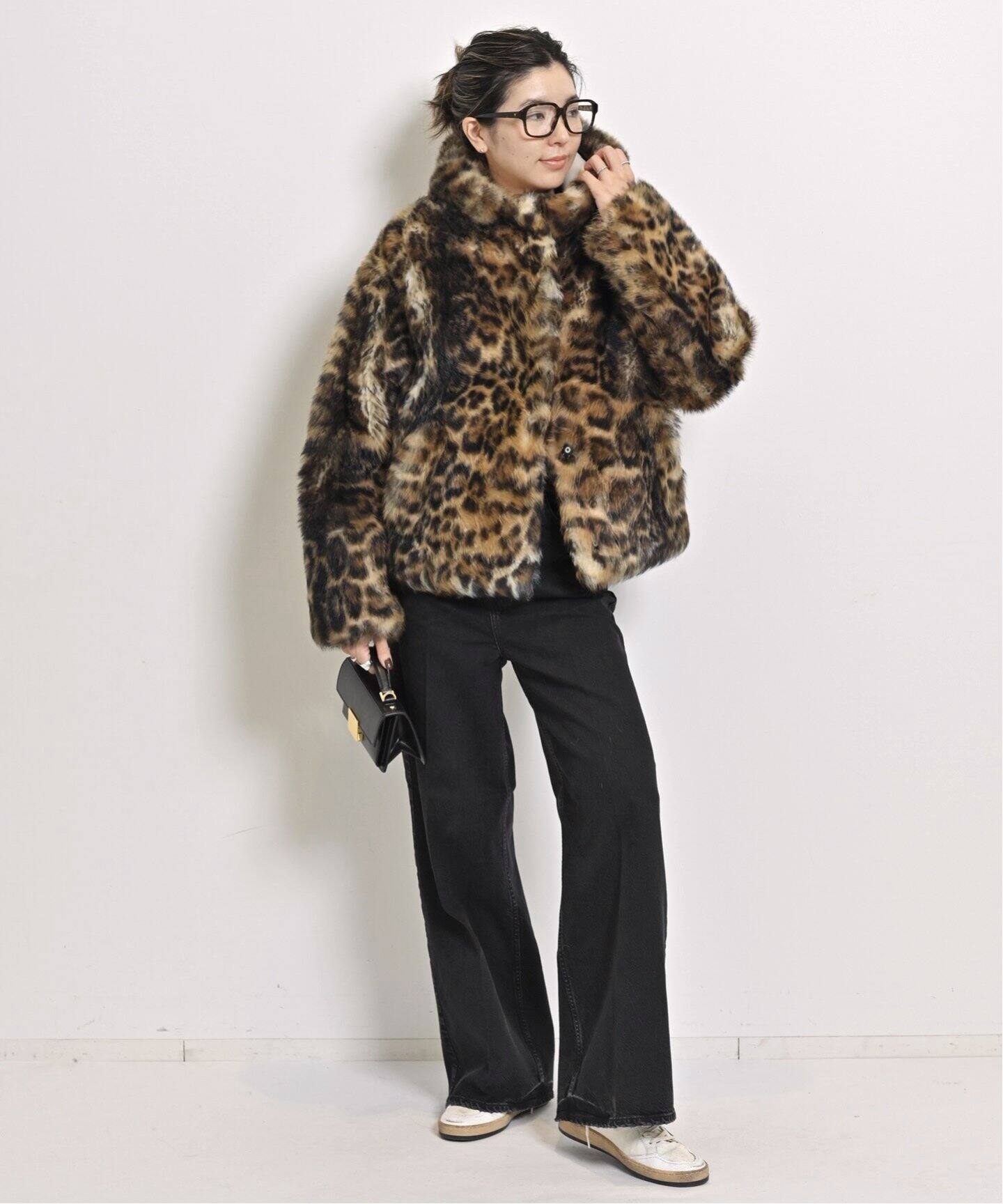 YVES SALOMON/イヴ サロモン】 LEOPARD HOODIE JACKET（その他ブルゾン 