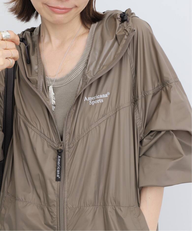 AMERICANA/アメリカーナ】 NYLON JACKET（ナイロンジャケット）｜L  