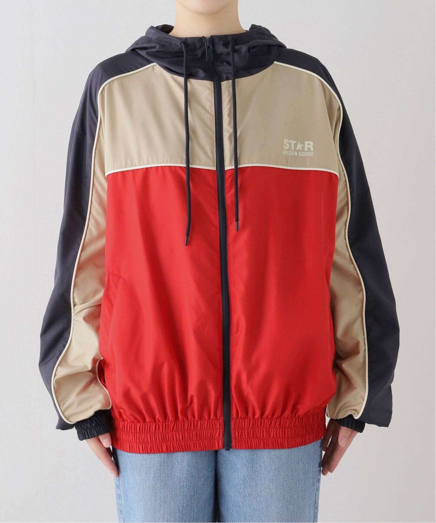 GOLDEN GOOSE/ゴールデン グース】 STAR PATCHWORK WINDBREAKER 
