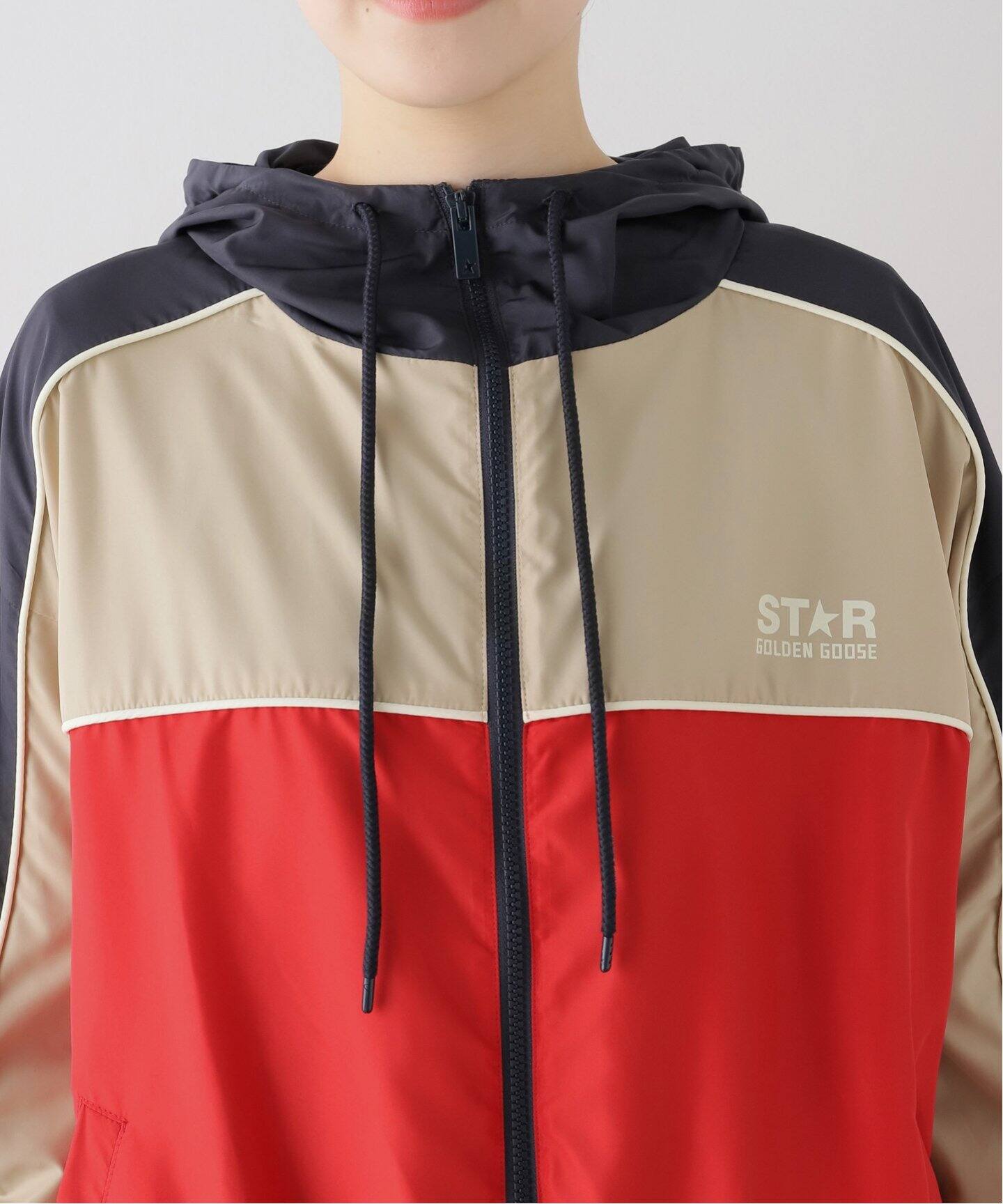 GOLDEN GOOSE/ゴールデン グース】 STAR PATCHWORK WINDBREAKER 