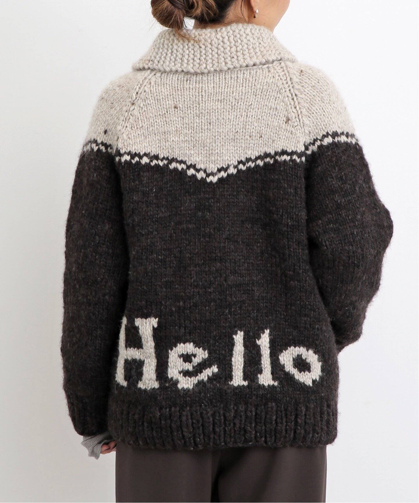 MADISON BLUE/マディソン ブルー】 HAND-KNITTED HELLO COWICHAN 