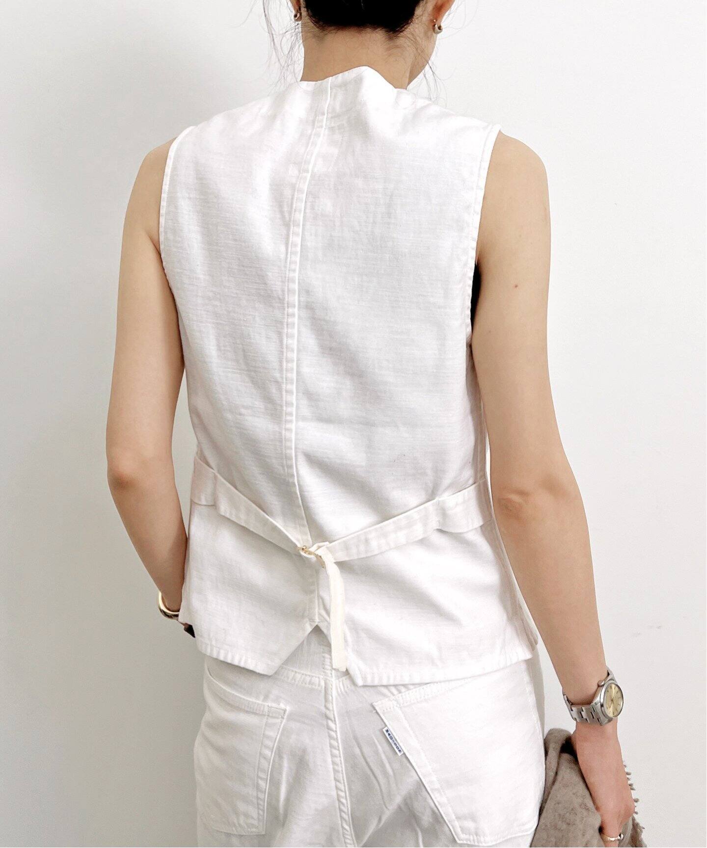 MADISON BLUE/マディソン ブルー】 SLIM FIT VEST（ジレ）｜L  