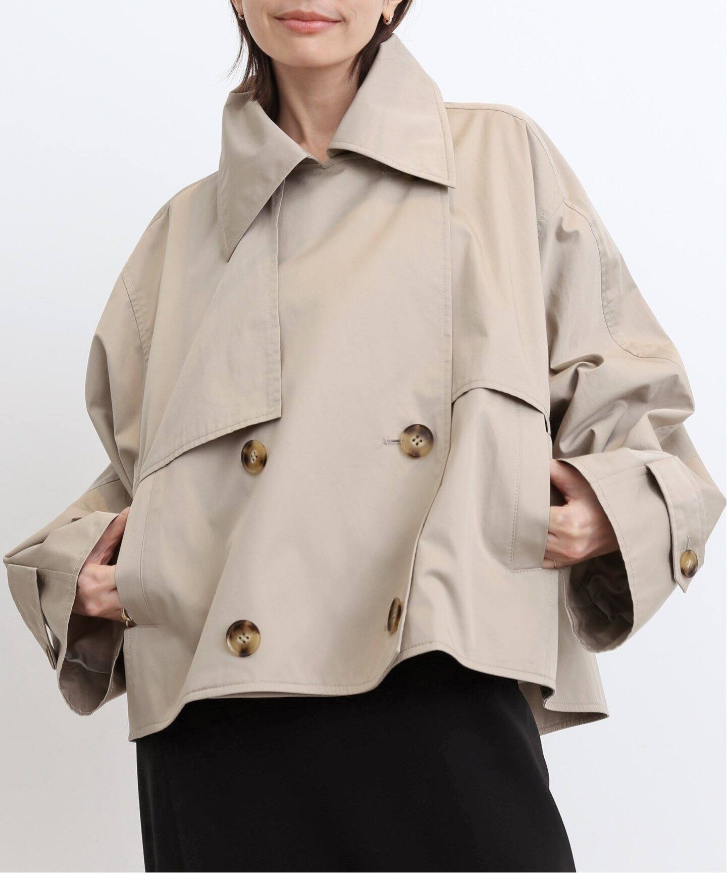 MINITZ/ミニッツ】 SHORT TRENCH COAT（トレンチコート）｜L  