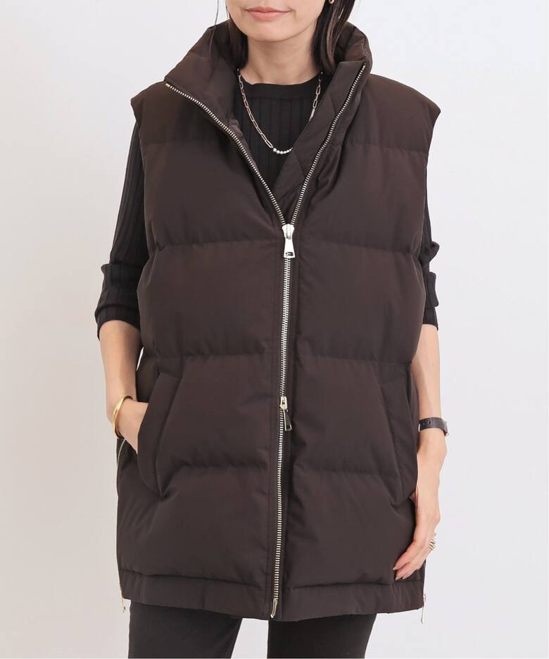 LOU ANDREA/ルー アンドレア】 FAKE MINK VEST（ダウン・中綿ベスト  