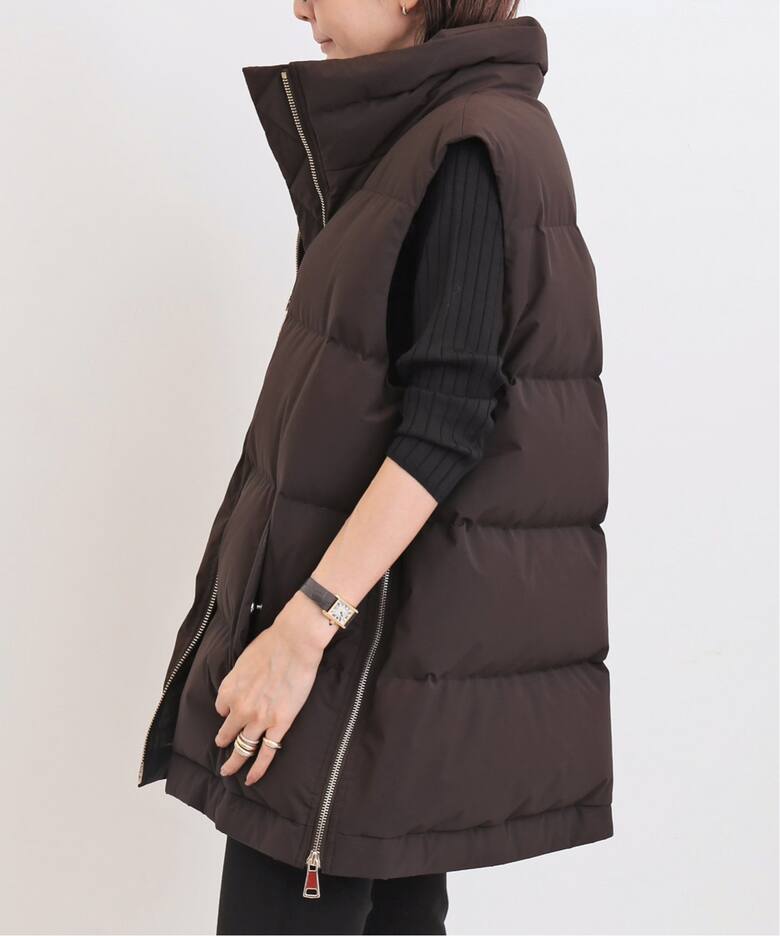 LOU ANDREA/ルー アンドレア】 FAKE MINK VEST（ダウン・中綿ベスト  