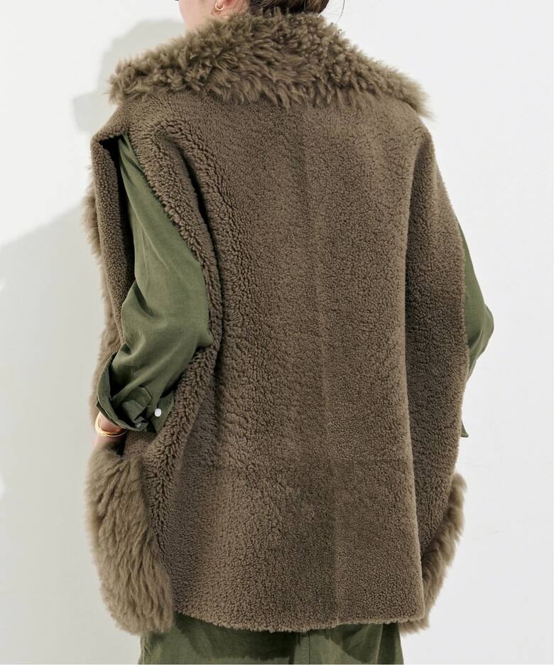 BLANCHA/ブランカ】 MOUTON VEST（ベスト）｜L
