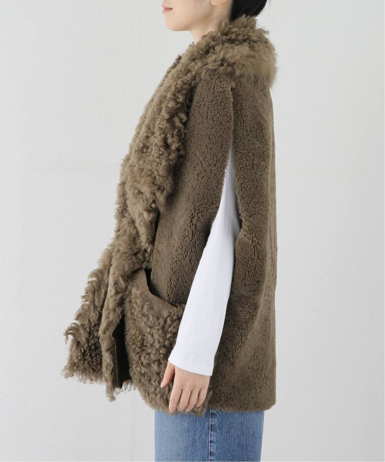 BLANCHA/ブランカ】 MOUTON VEST（ベスト）｜L