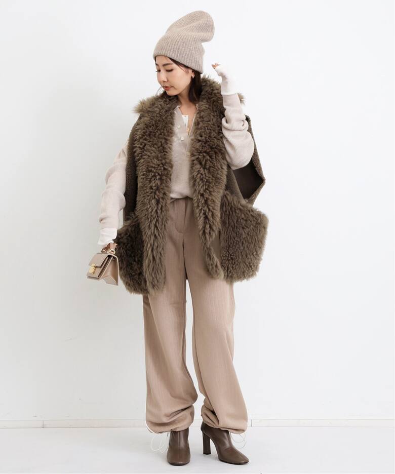 BLANCHA/ブランカ】 MOUTON VEST（ベスト）｜L