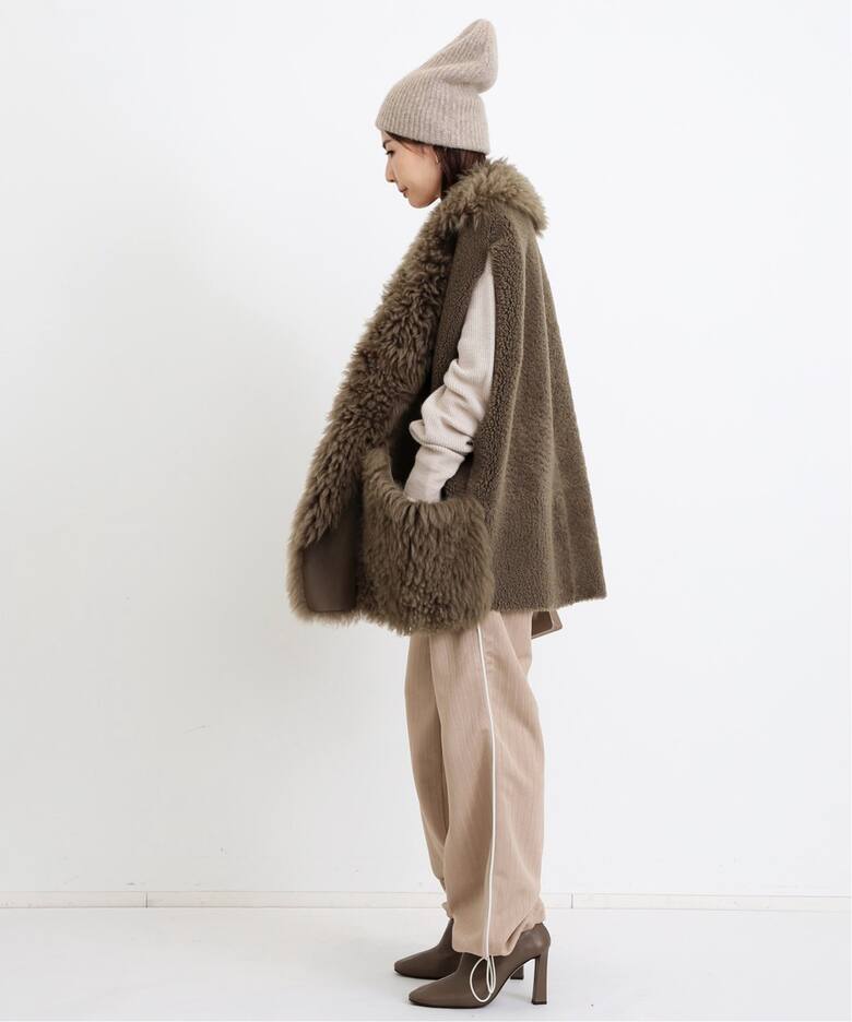 BLANCHA/ブランカ】 MOUTON VEST（ベスト）｜L