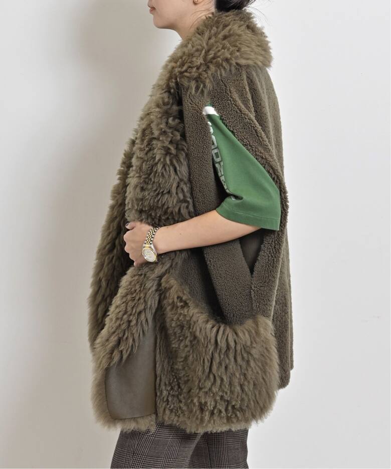 BLANCHA/ブランカ】 MOUTON VEST（ベスト）｜L