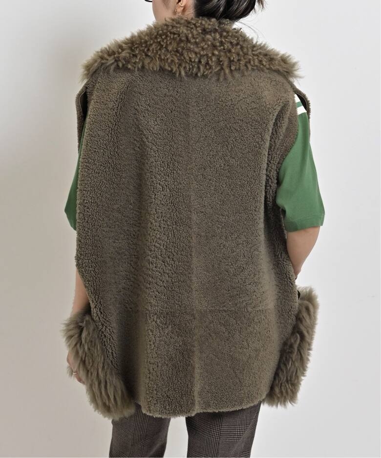 BLANCHA/ブランカ】 MOUTON VEST（ベスト）｜L