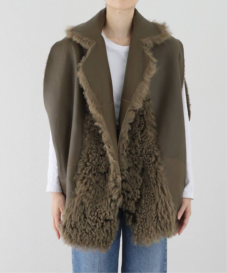 BLANCHA/ブランカ】 MOUTON VEST（ベスト）｜L