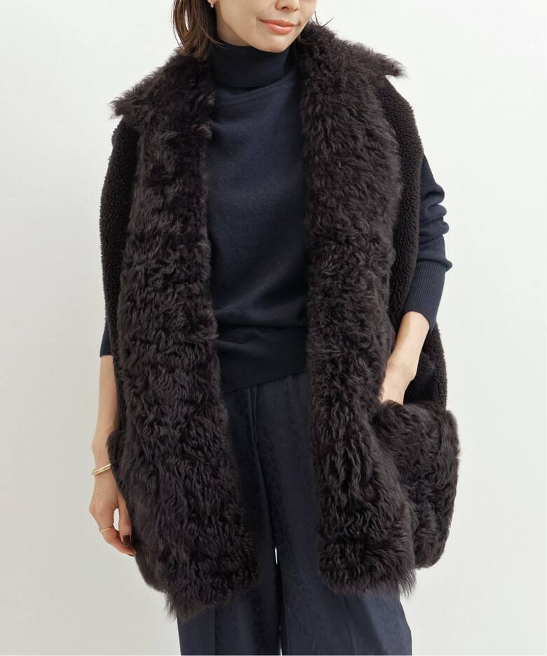 BLANCHA/ブランカ】 MOUTON VEST（ベスト）｜L