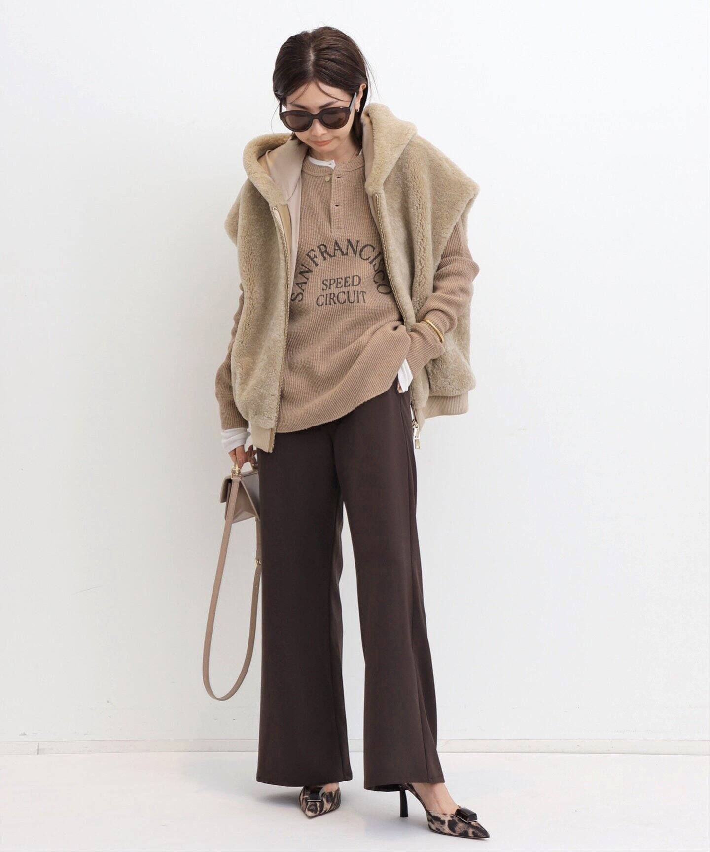 VENTCOUVERT/ ヴァンクヴェール】MOUTON VEST（その他ブルゾン  