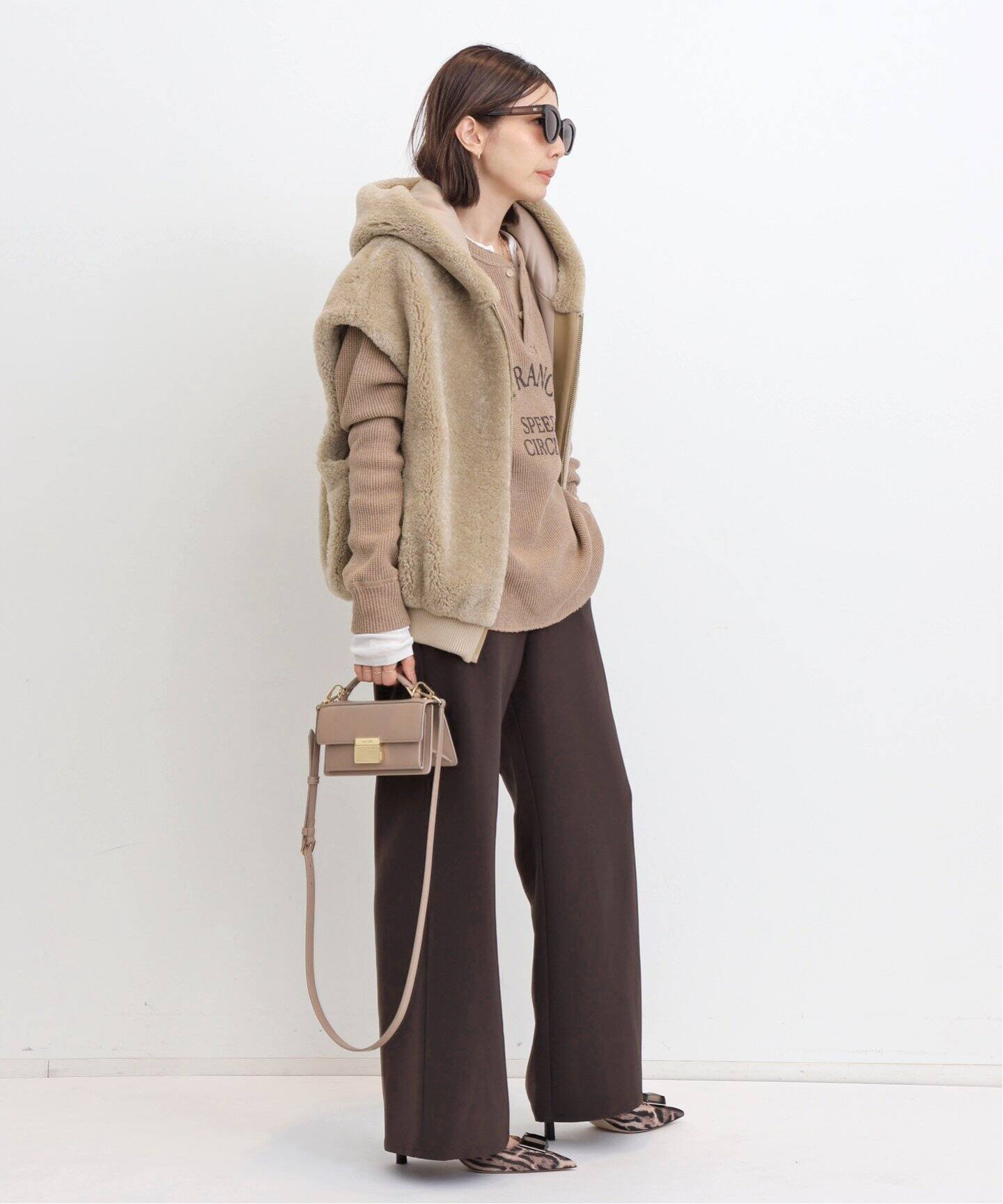 VENTCOUVERT/ ヴァンクヴェール】MOUTON VEST（その他ブルゾン  