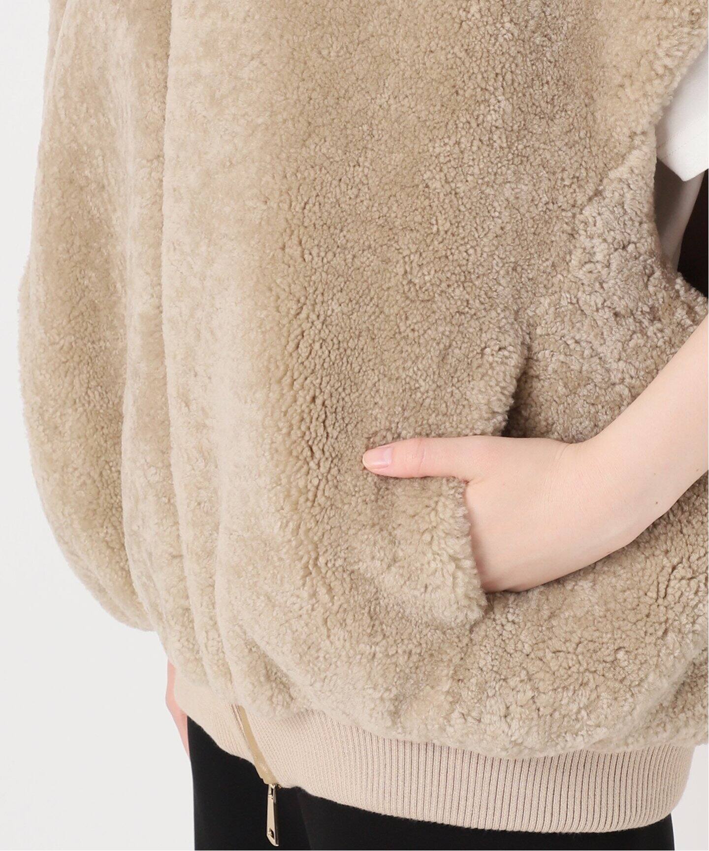 VENTCOUVERT/ ヴァンクヴェール】MOUTON VEST（その他ブルゾン  