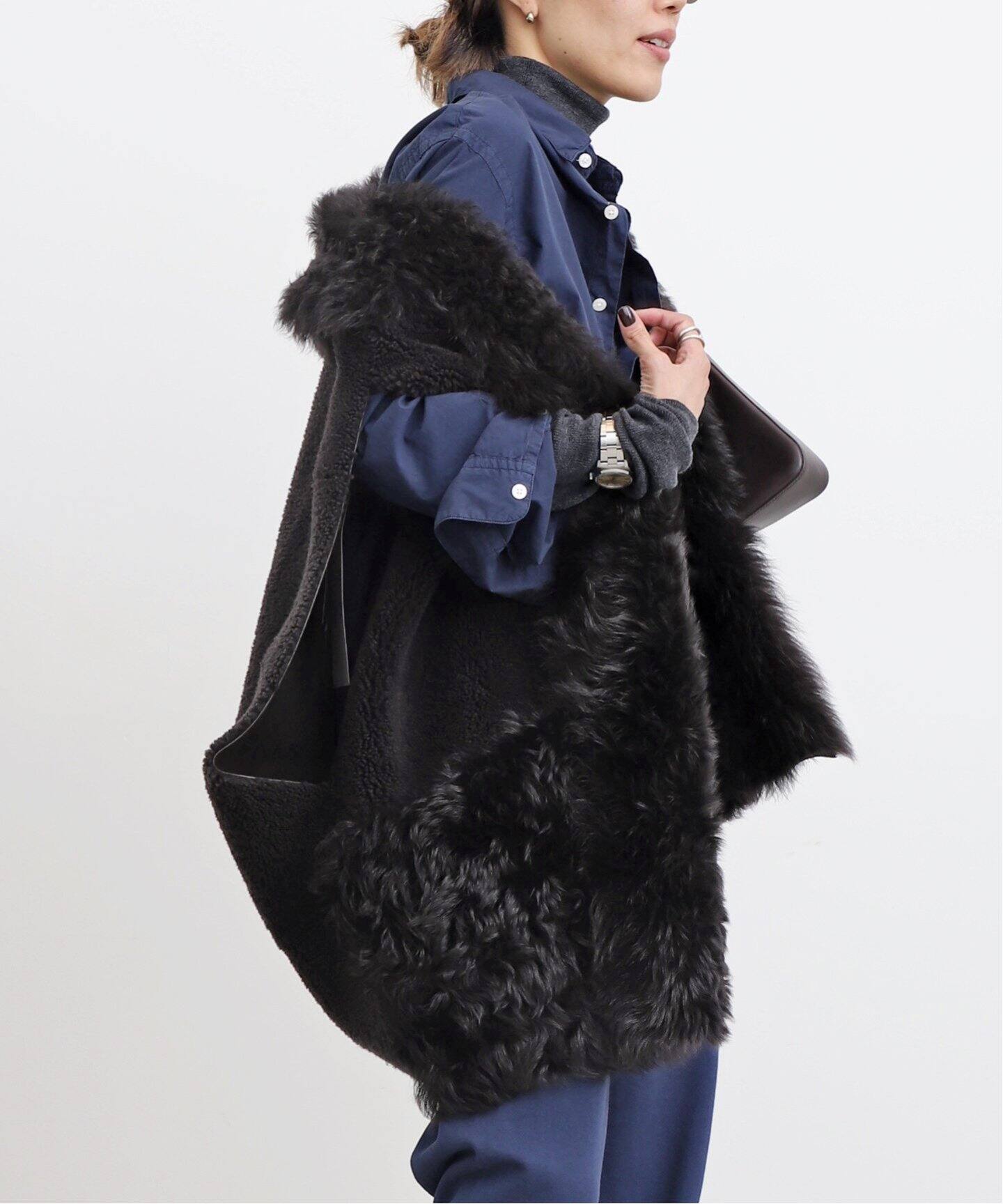 BLANCHA/ブランカ】 MOUTON VEST（ベスト）｜L 