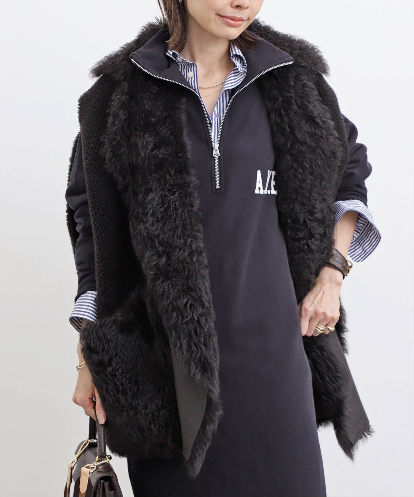 BLANCHA/ブランカ】 MOUTON VEST（ベスト）｜L 