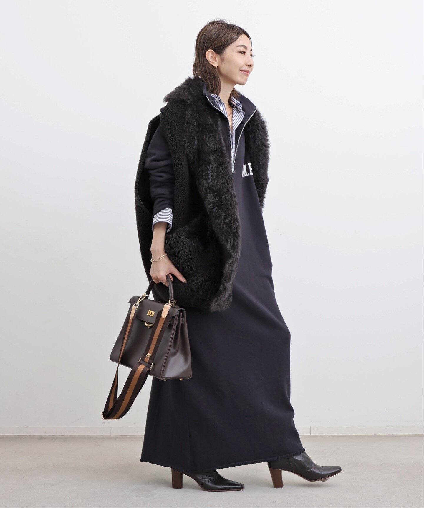 BLANCHA/ブランカ】 MOUTON VEST（ベスト）｜L 