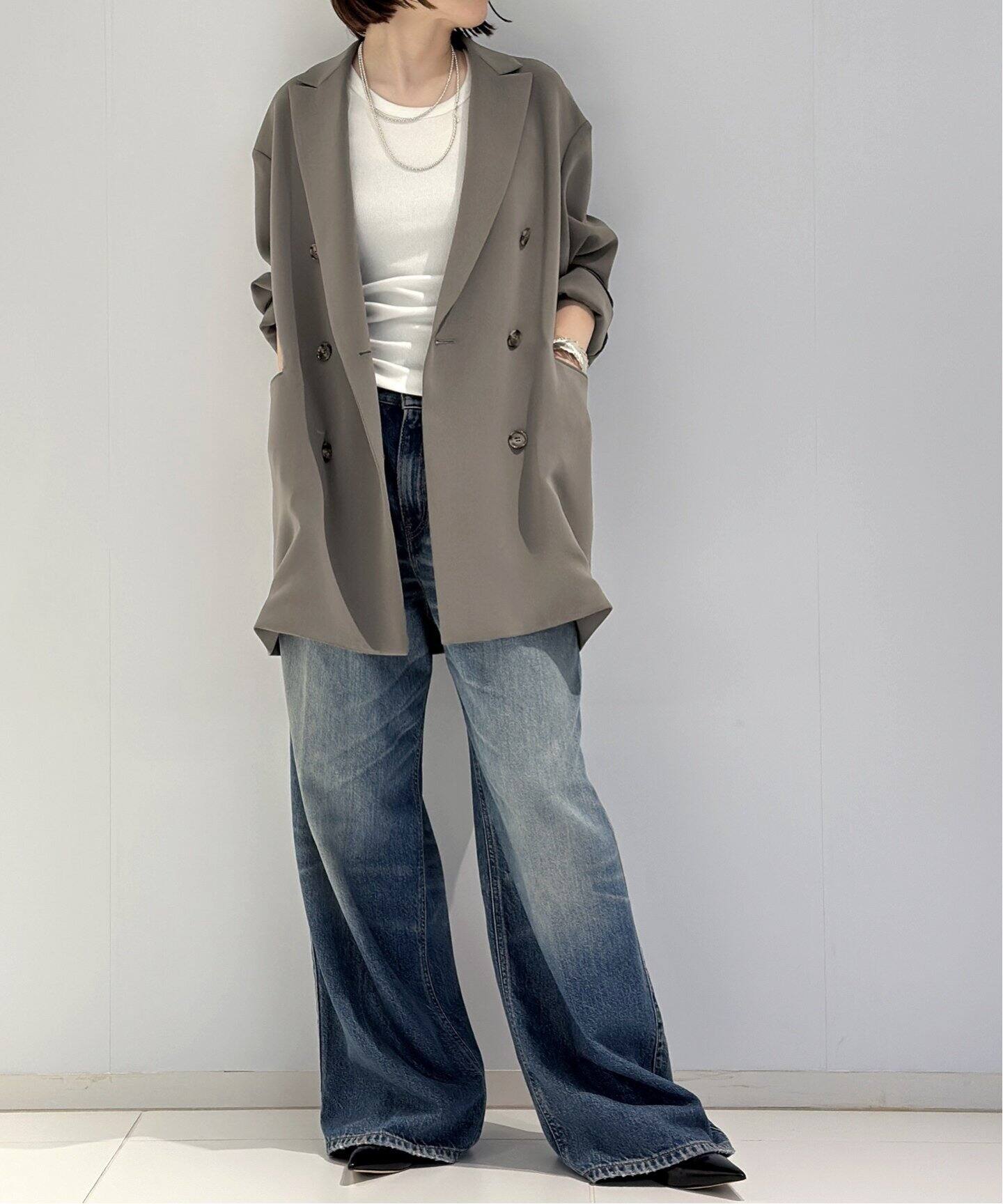 ダブルブレストジャケット（テーラードジャケット）｜AP STUDIO  