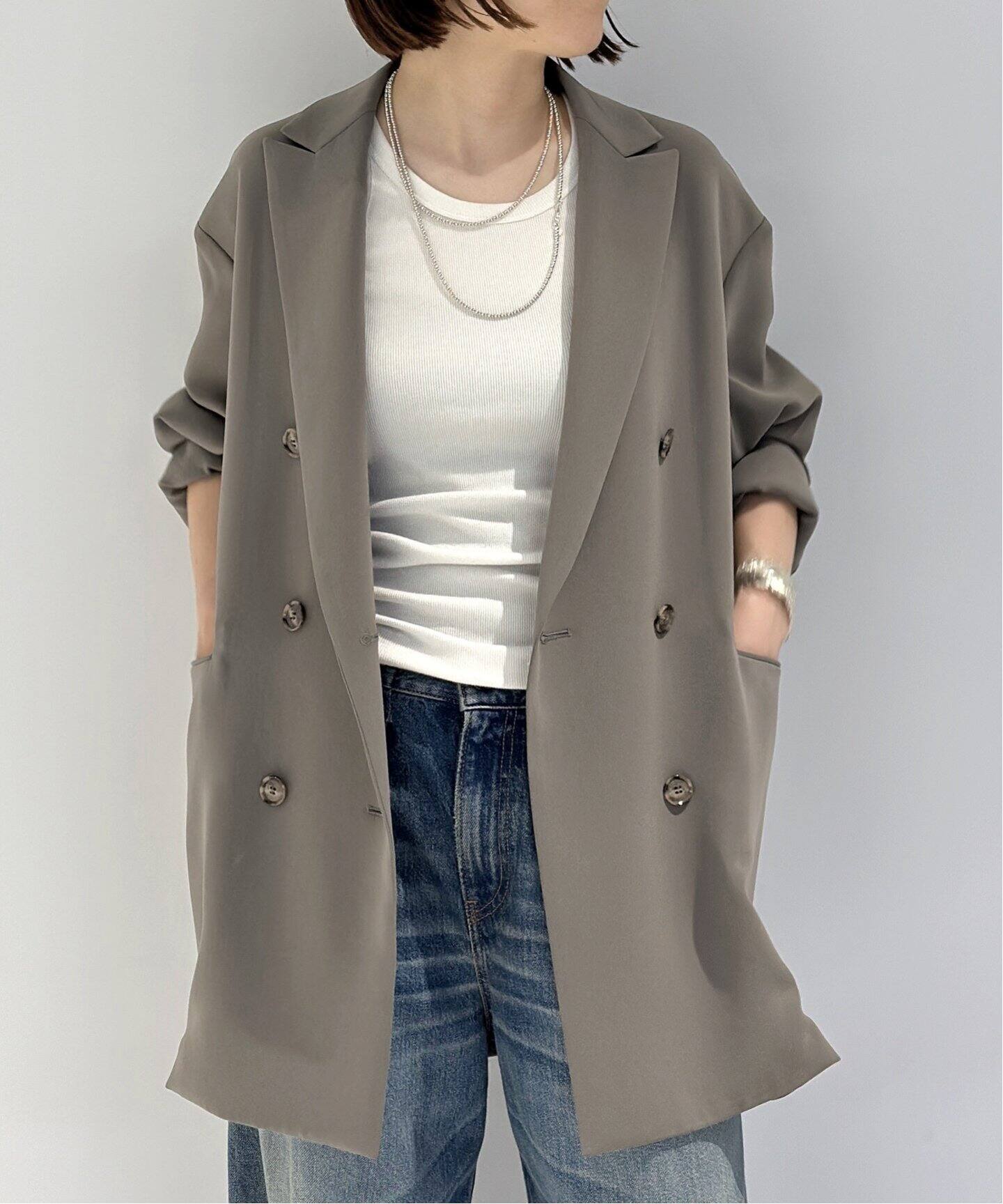 ダブルブレストジャケット（テーラードジャケット）｜AP STUDIO  