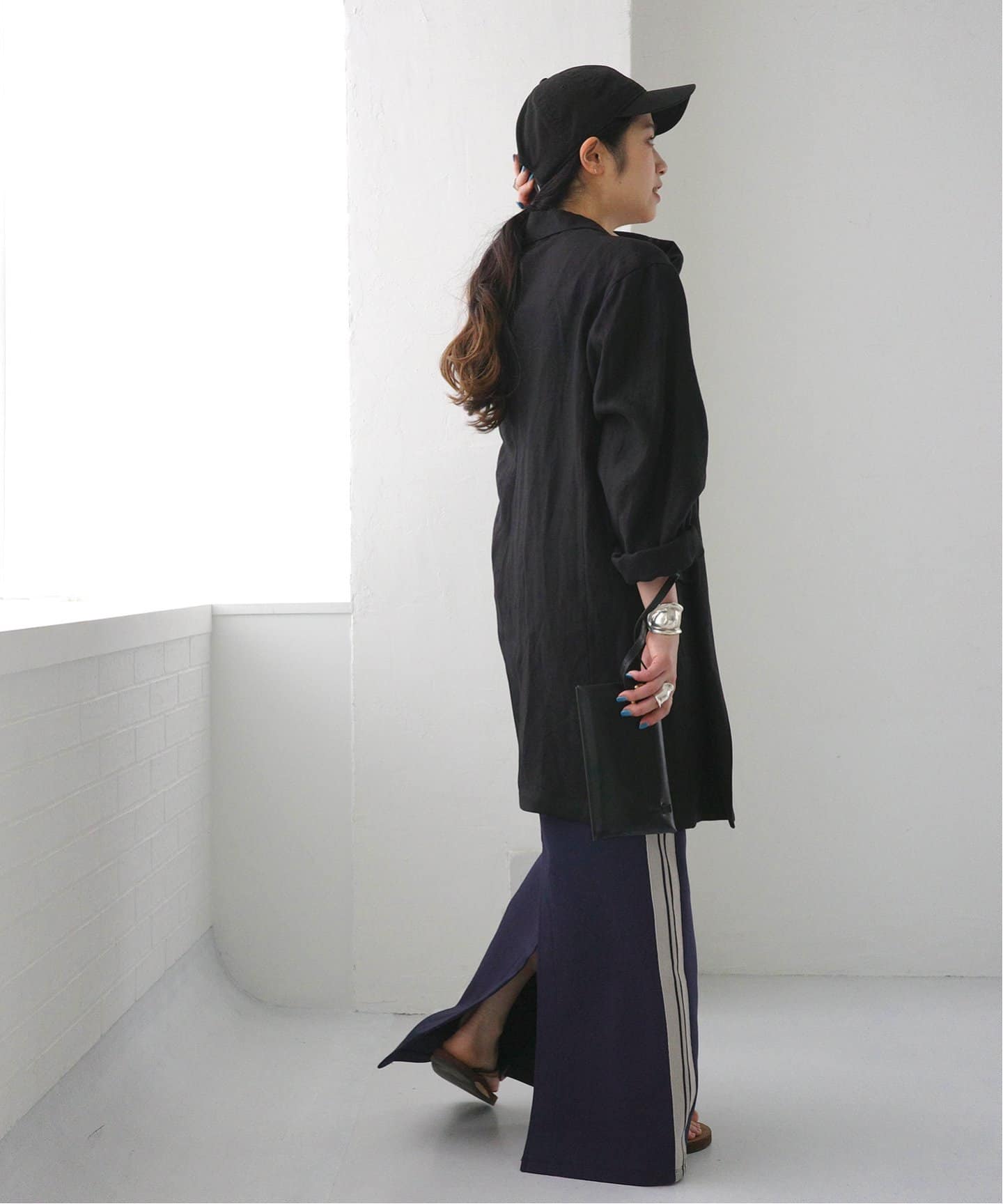 追加リネンミックスライトジャケット（テーラードジャケット）｜AP