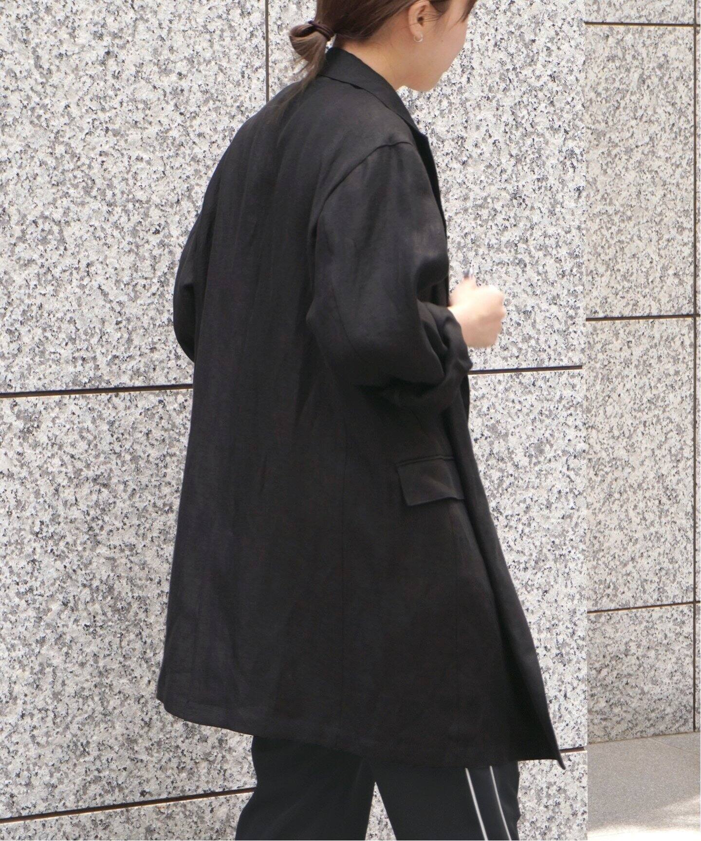 追加リネンミックスライトジャケット（テーラードジャケット）｜AP 