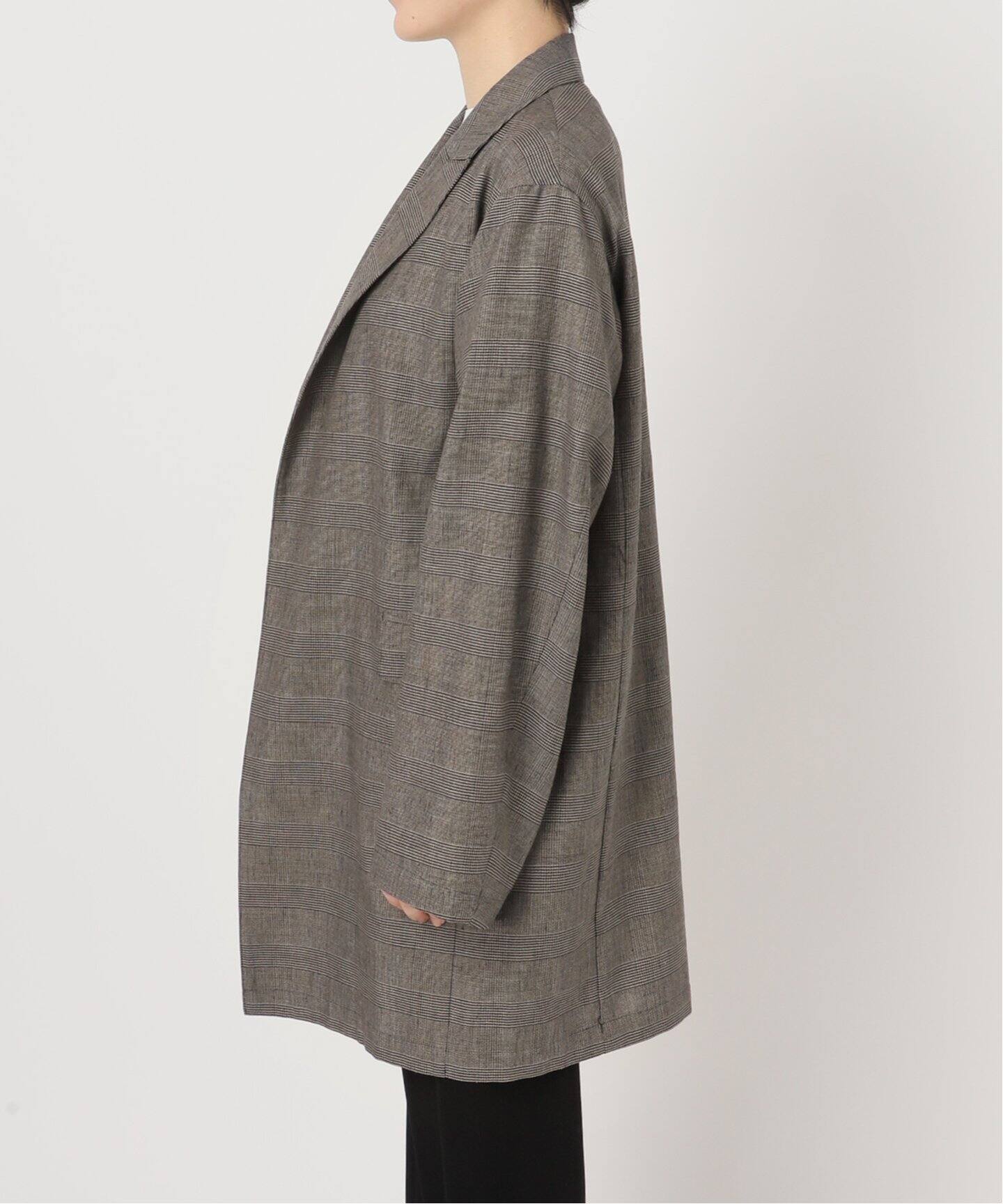 Newリネンプレイドジャケット（テーラードジャケット）｜AP STUDIO  