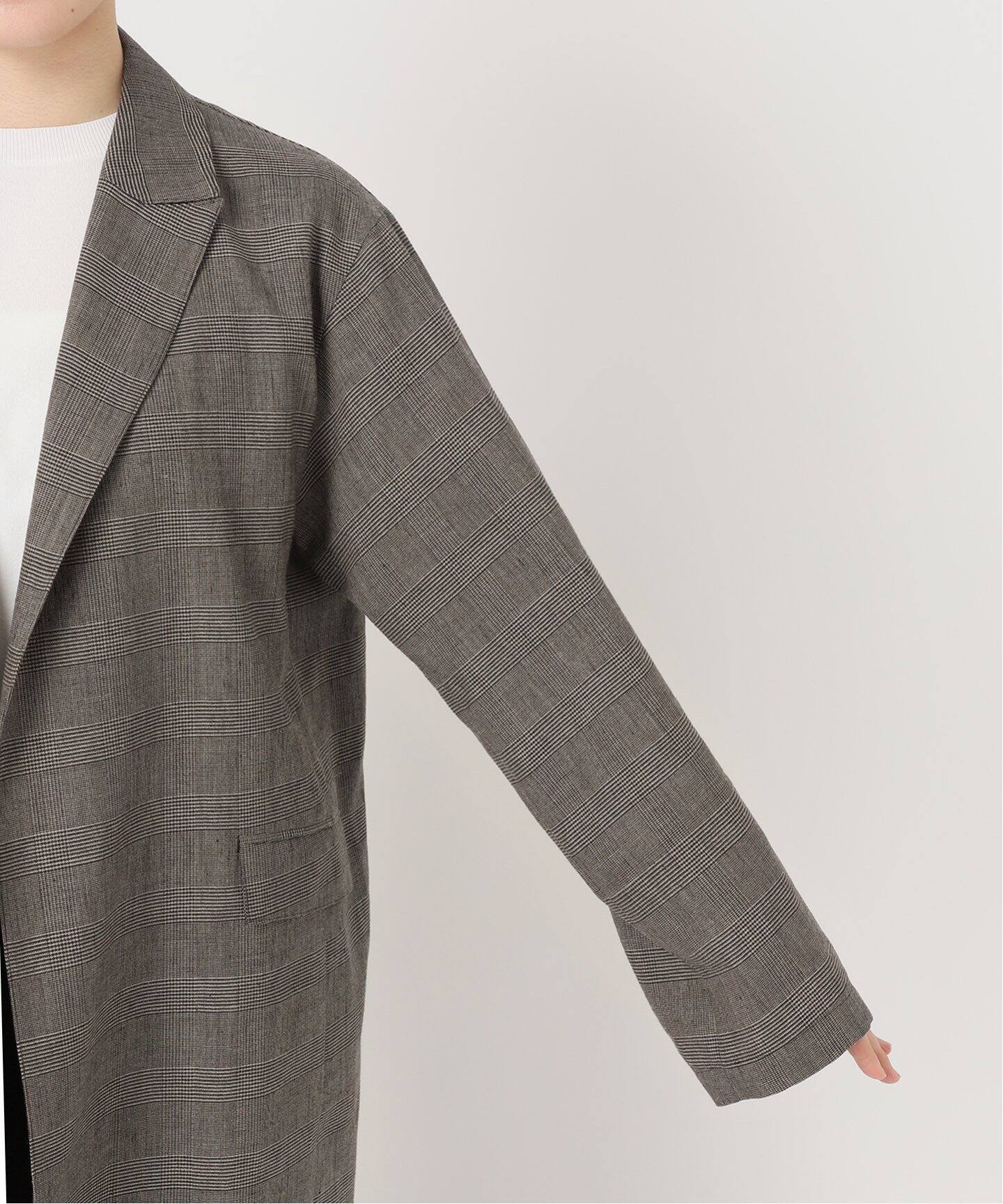 Newリネンプレイドジャケット（テーラードジャケット）｜AP STUDIO  