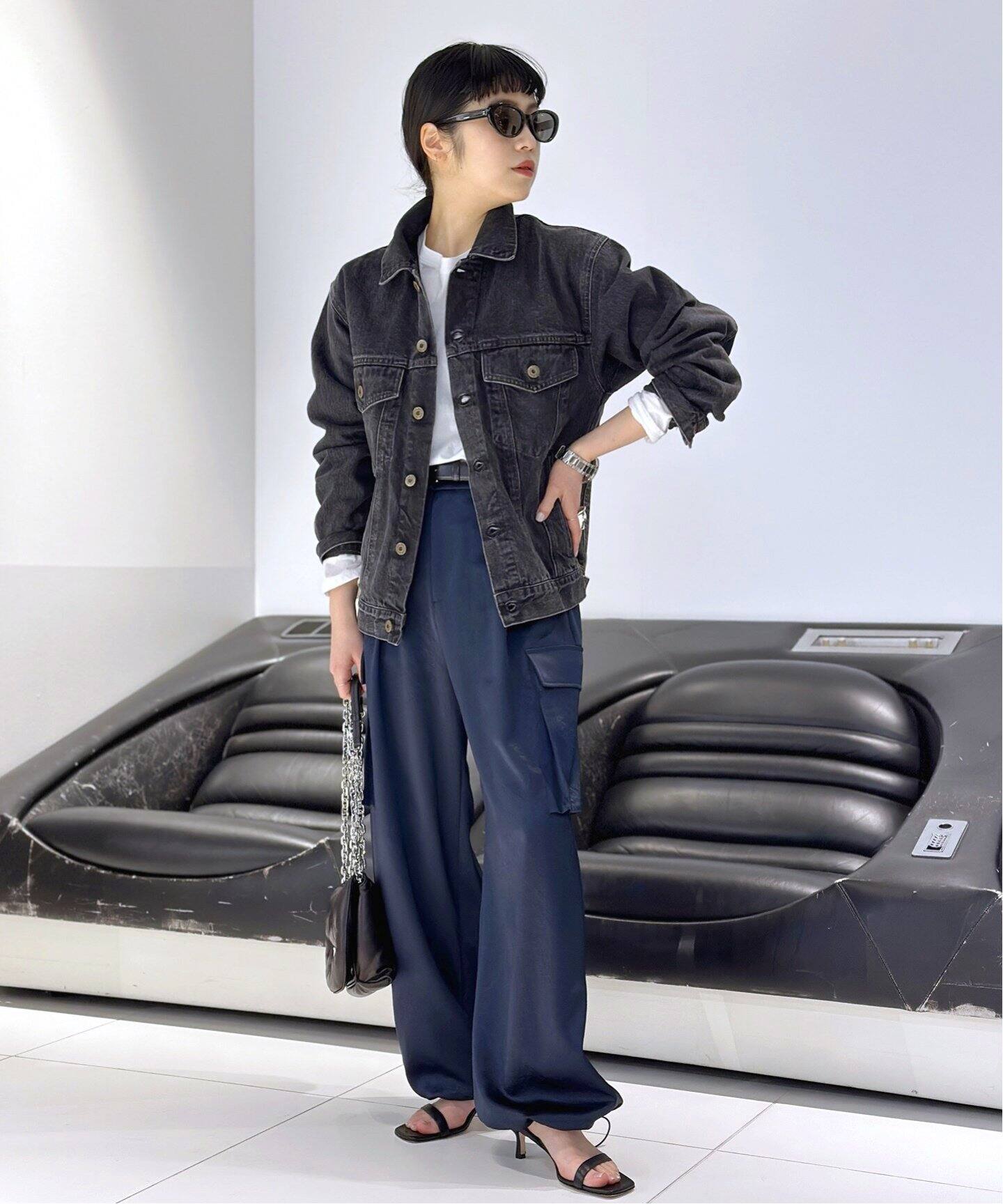 JOHNBULL/ジョンブル】ブラックデニムジャケット（デニムジャケット  