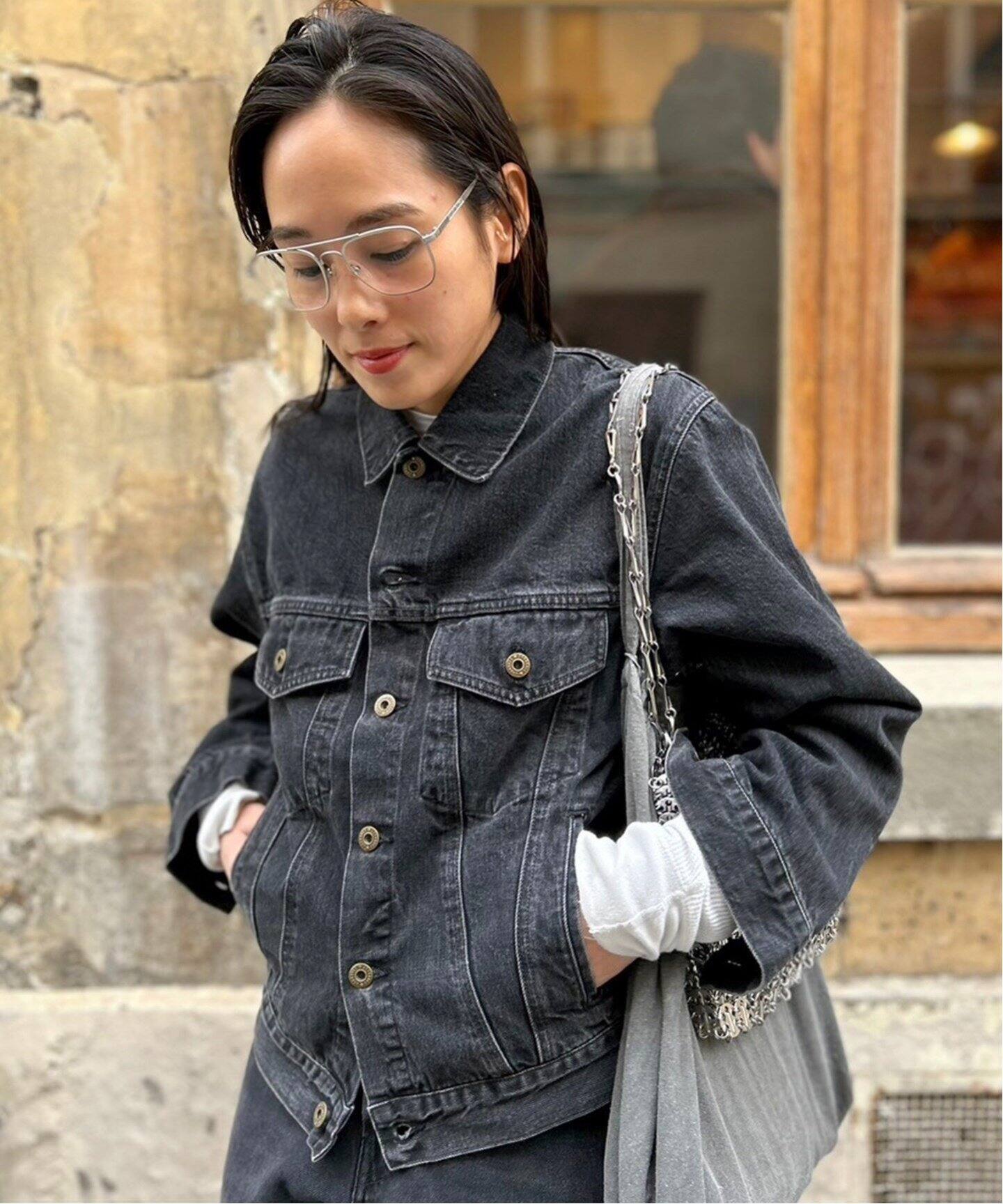 JOHNBULL/ジョンブル】ブラックデニムジャケット（デニムジャケット  