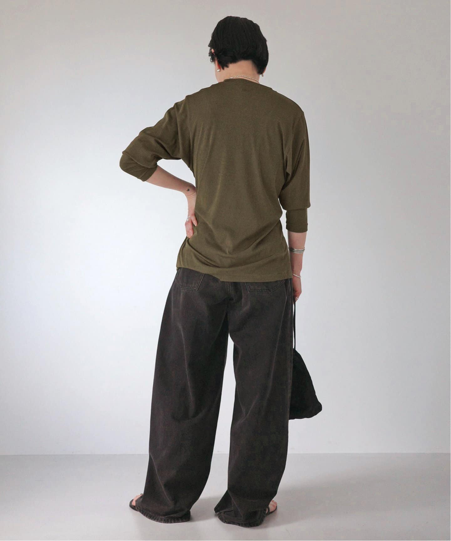 トップス AP STUDIO[DAWN) HAORI WITH SNAP BUTTON DAWN/ダン】HAORI WITH SNAP BUTTON（カーディガン）｜AP STUDIO