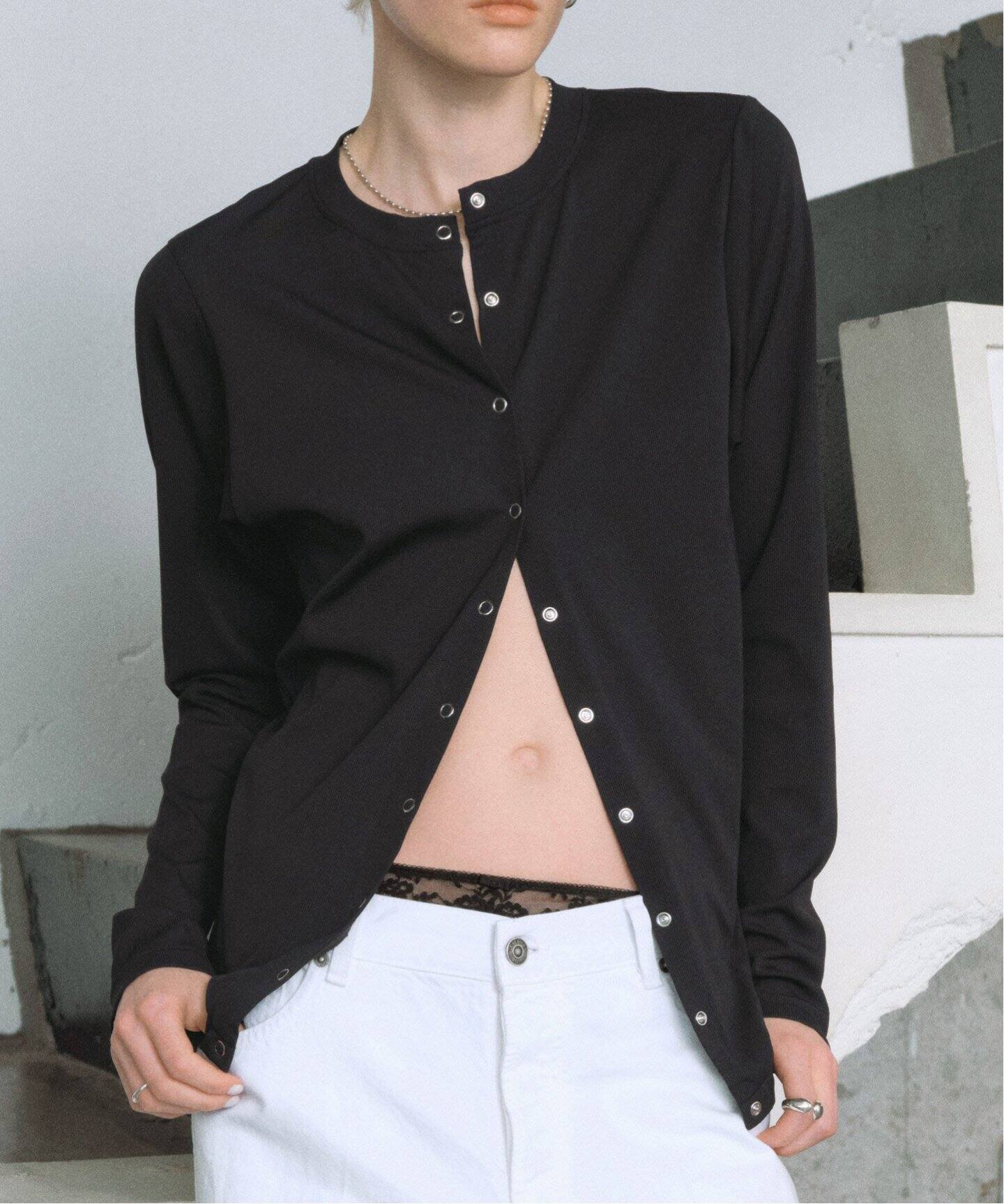 DAWN/ダン】HAORI WITH SNAP BUTTON（カーディガン）｜AP STUDIO  