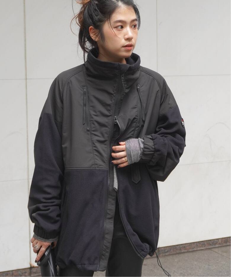 Y(dot) BY NORDISK】別注スタンドカラーフリースジャケット（ボア  